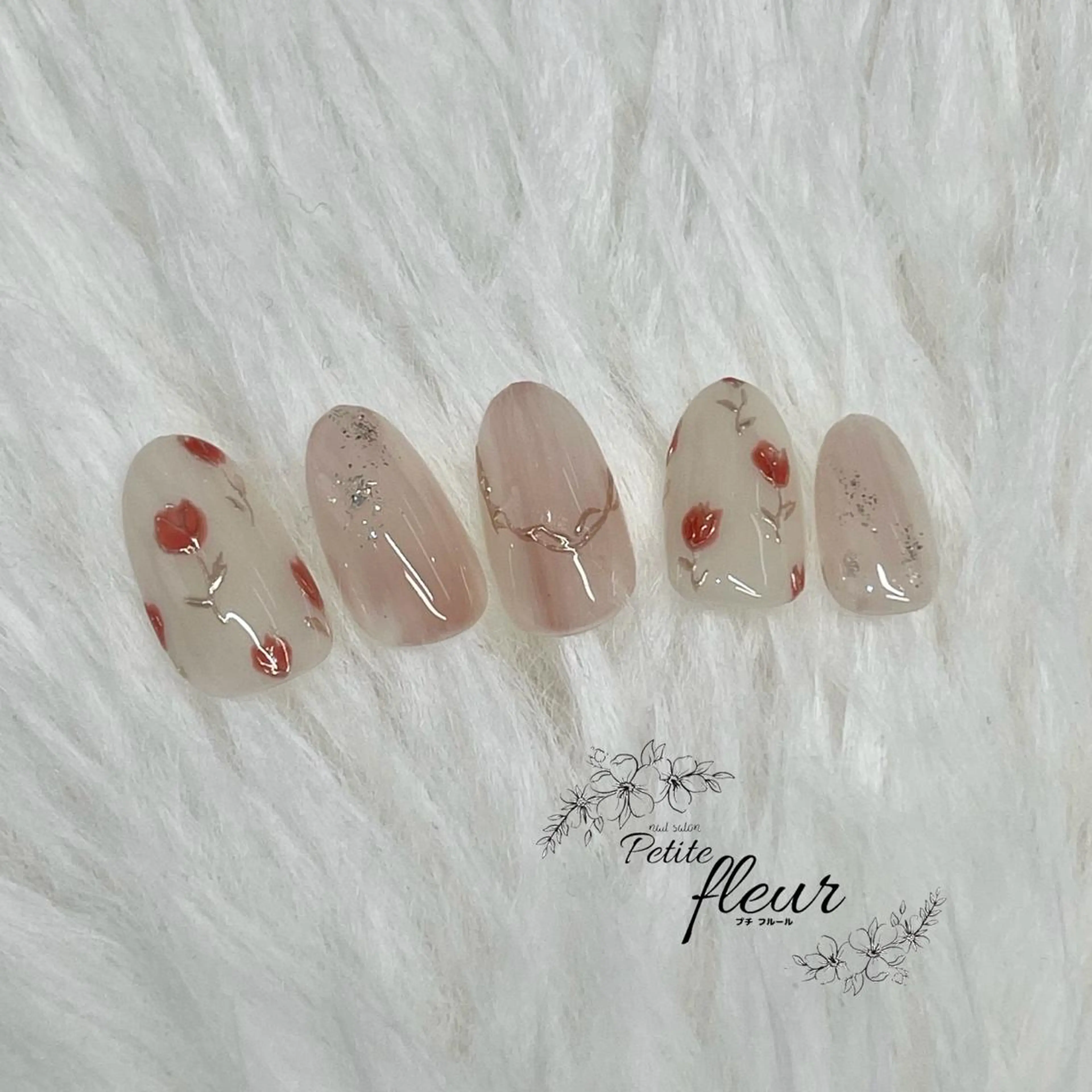 ネイル ❁⃘*。Petite fleur❁⃘*りさのネイルデザイン