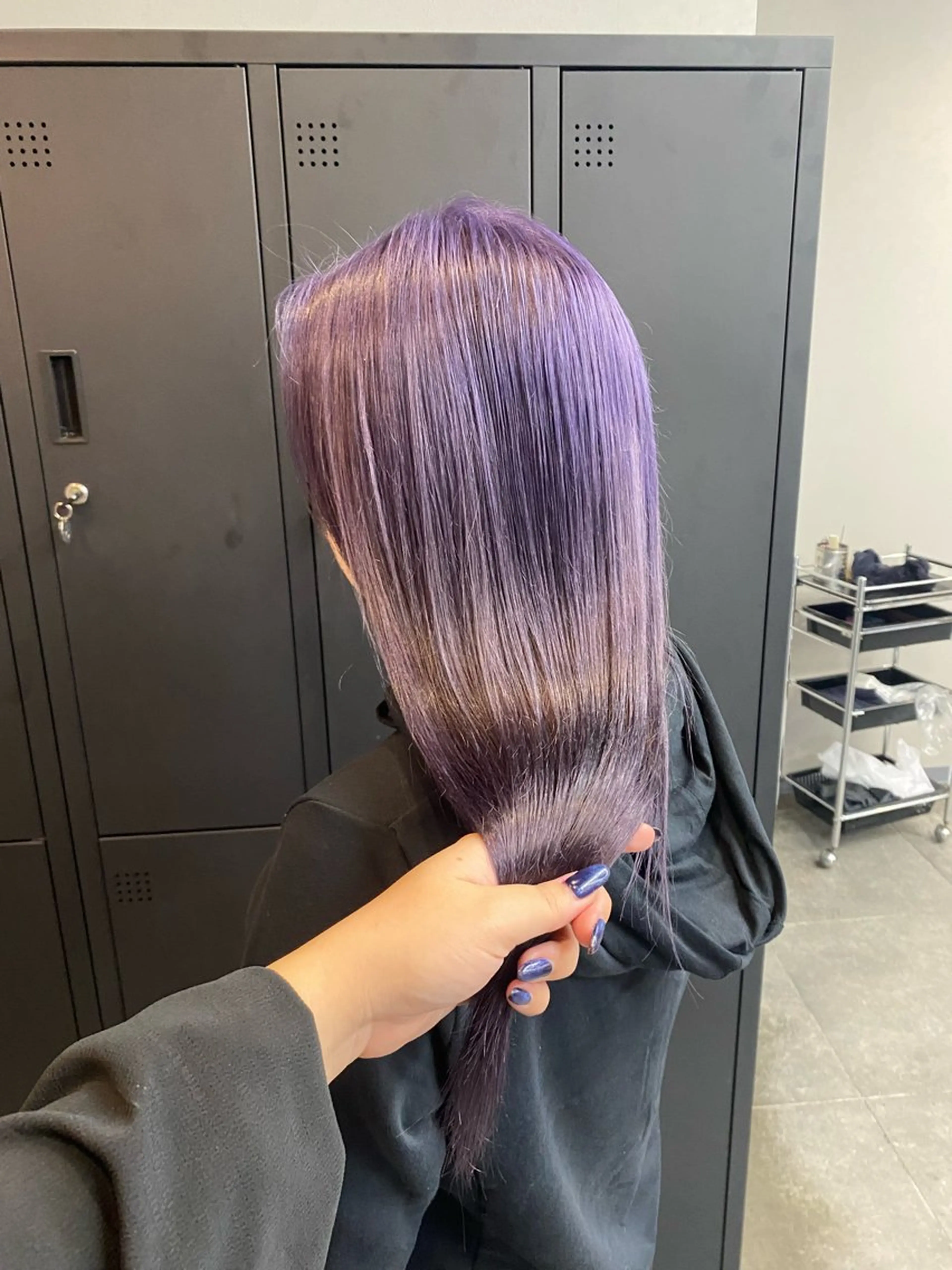 ロング maco 艶感ハイトーン🦋のヘアスタイル