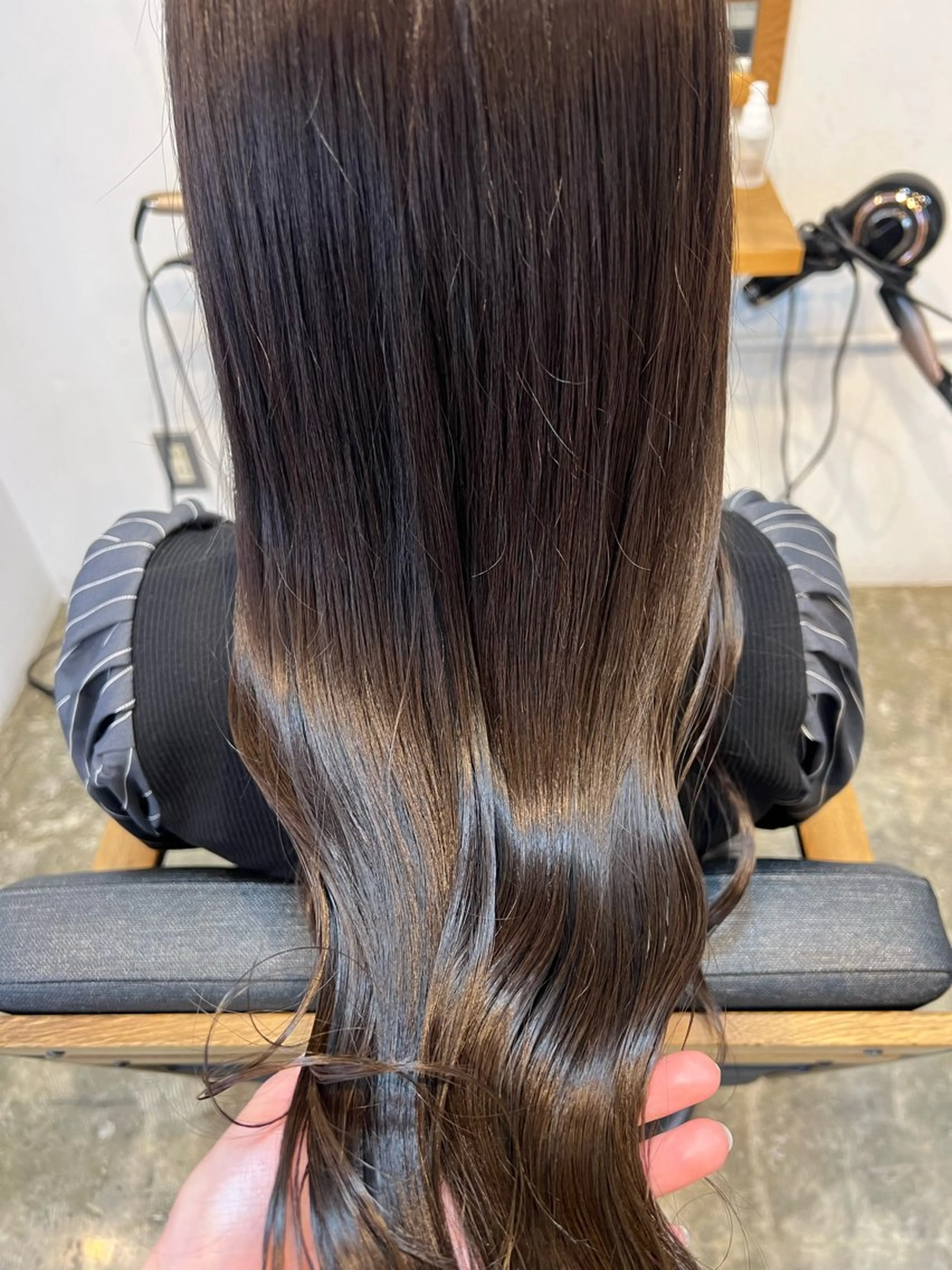 ロング カラー 透明感カラー 髪質改善 MOE/自分史上最高 カワイイ髪に💗✨のヘアスタイル