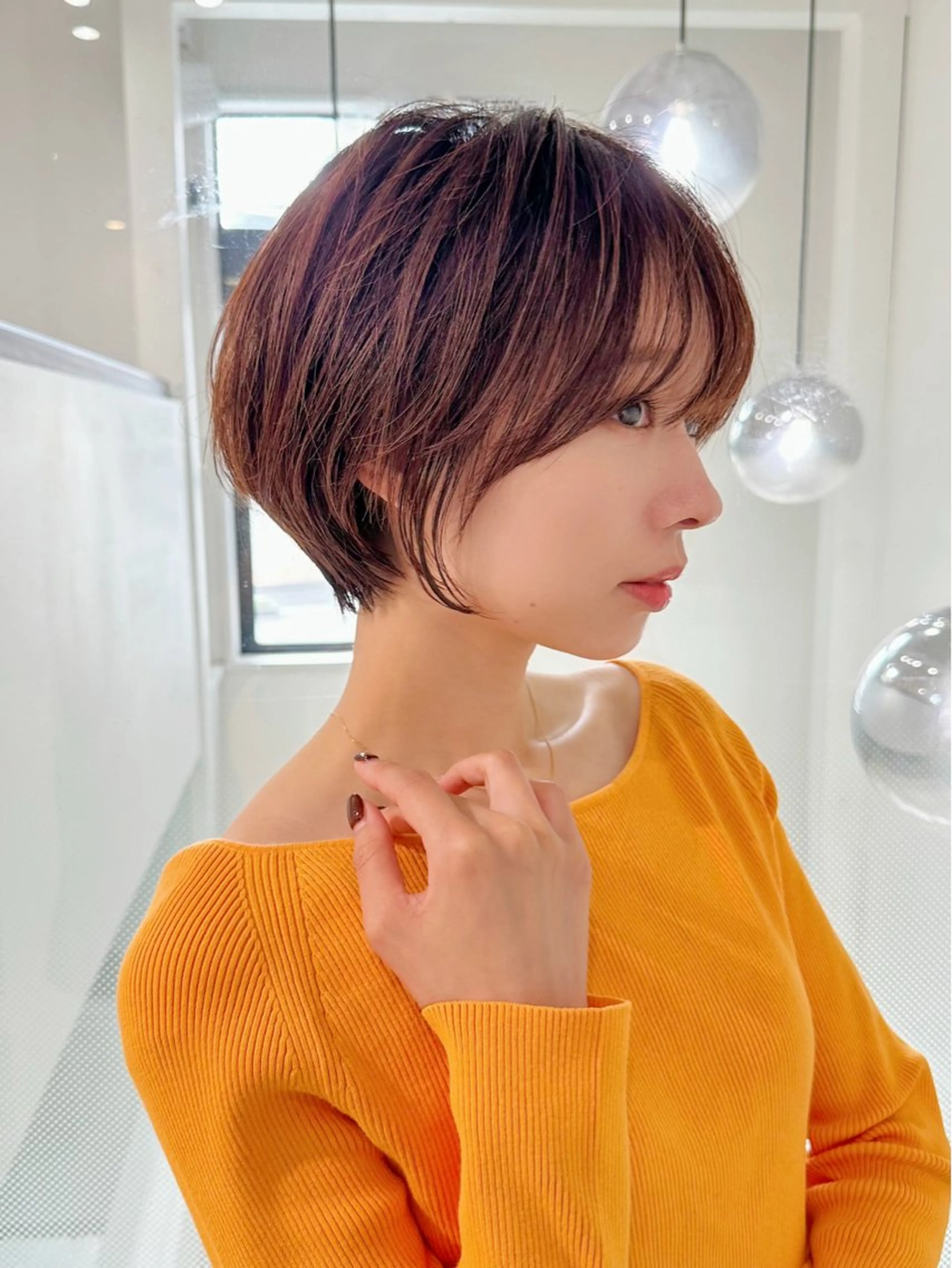 ショート カット ヘアカラー トリートメント ヘッドスパ taiga ショート /レイヤー/矯正🌈のヘアスタイル