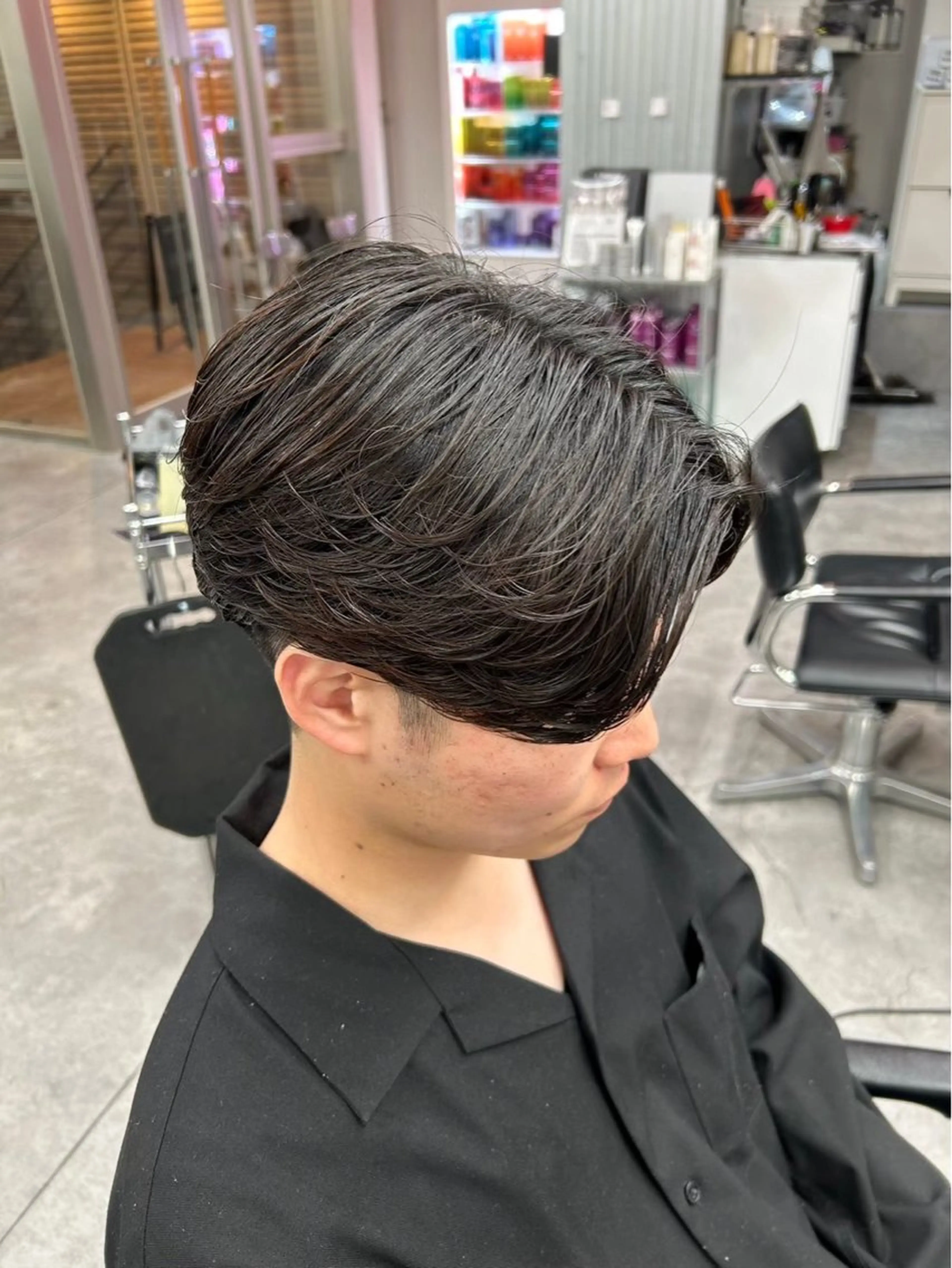 【✨最新トレンドの毛流れパーマ✨】✂️メンズカット+フェザーパーマ✂️の写真