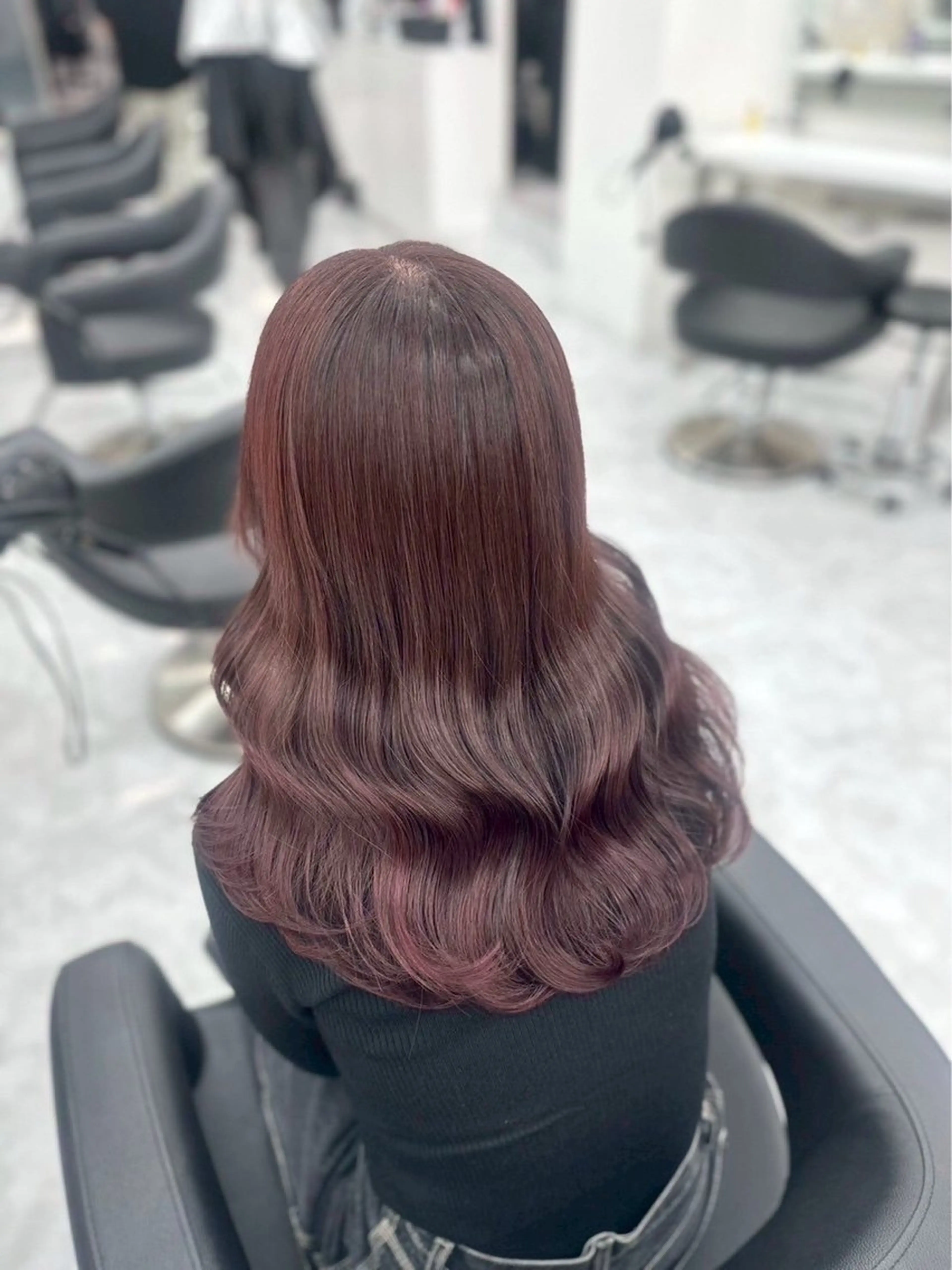 カラー ヘアカラー トリートメント ヘッドスパ ヘアセット 🍒暖色カラー/ FUKA🍒のヘアスタイル