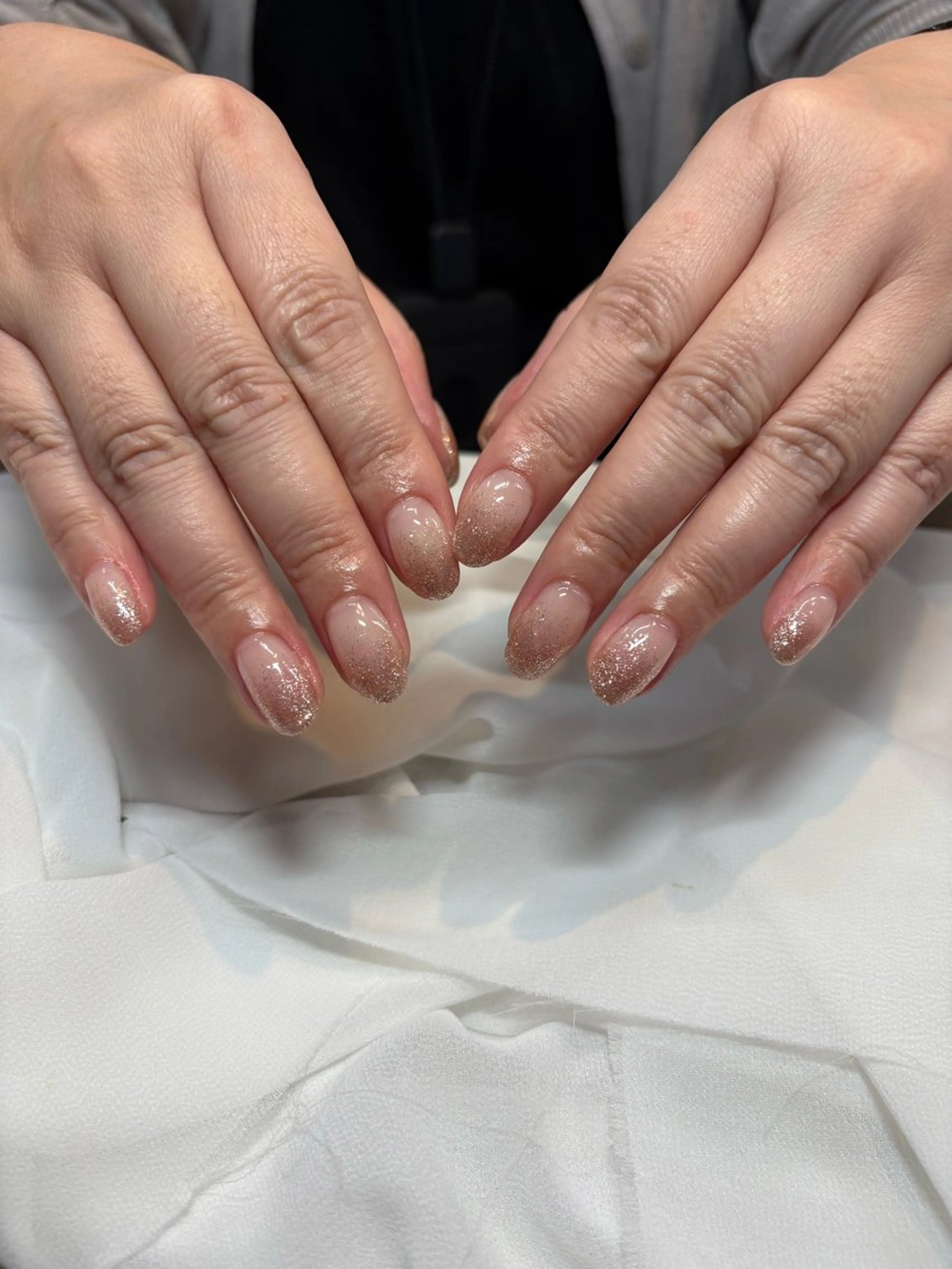 ネイル グラデーション ラメ(グリッター) ラメグラデーション ハンドネイル marl -Msisnailsalon-甲子園店【マール】所属・marl あやかのネイルデザイン