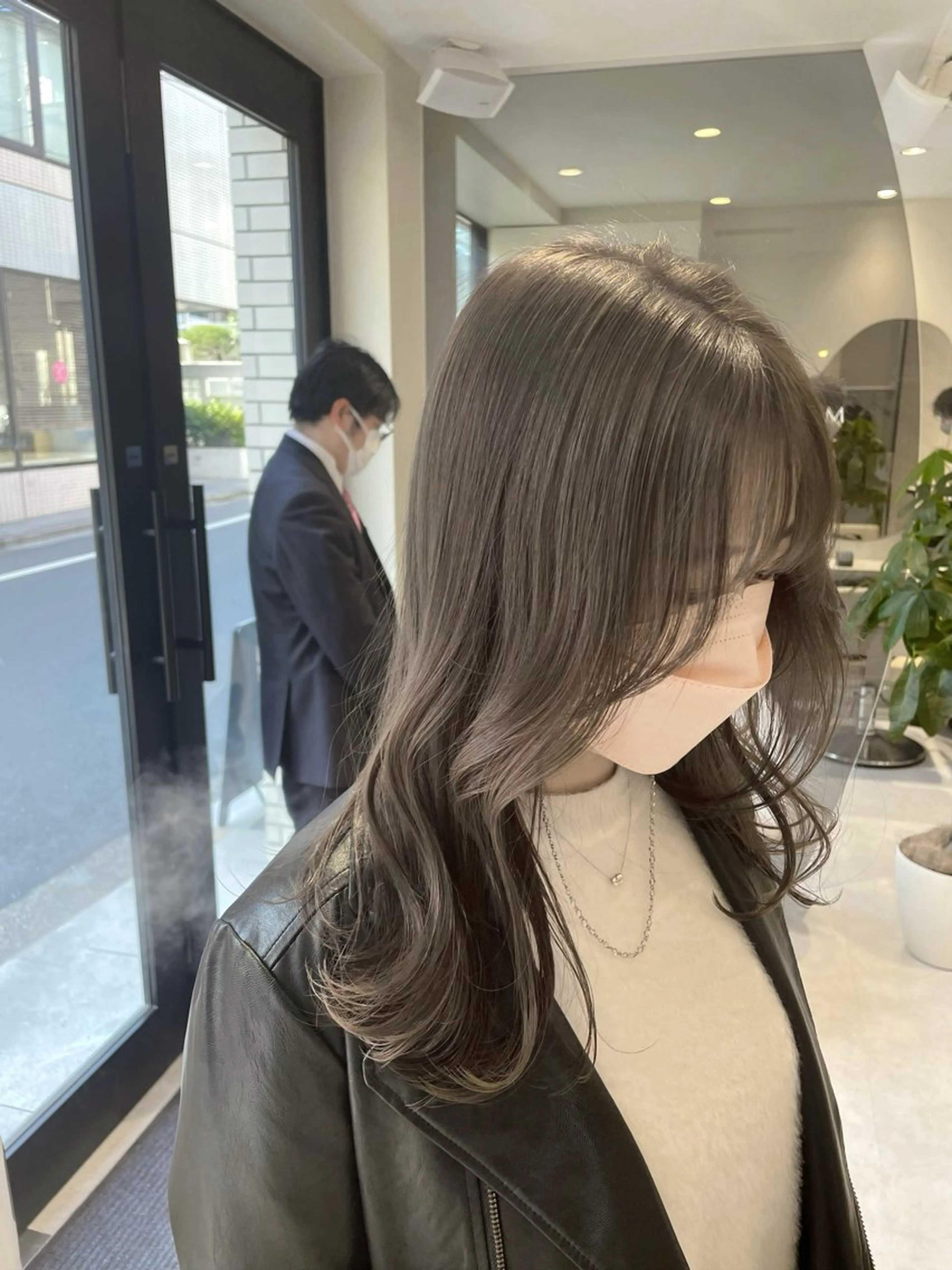 ミディアム カラー ブリーチなし/透明感 カラー🕊️坂入上総のヘアスタイル