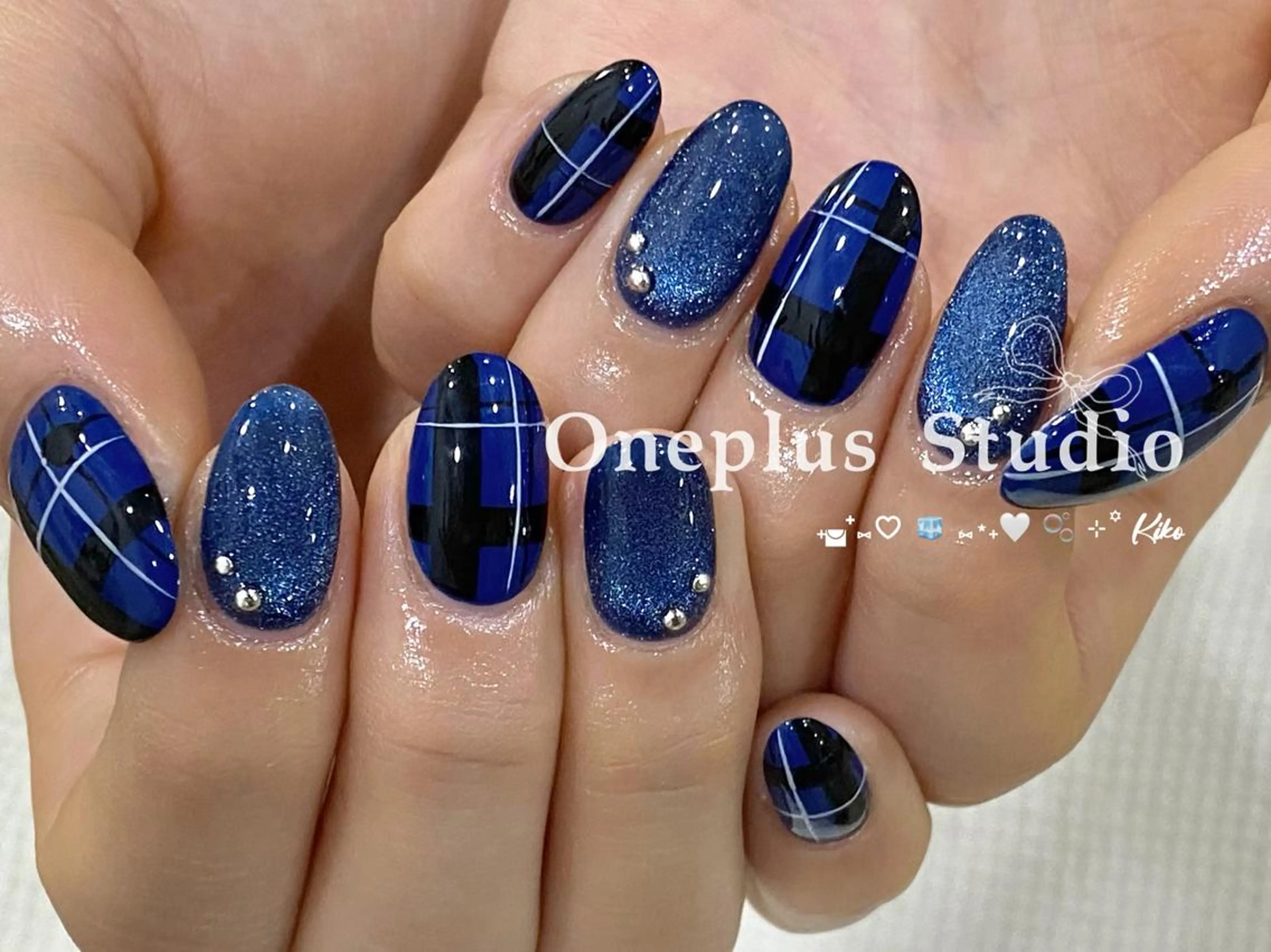 ネイル アニマル柄 ボルドー ブラウン フレンチネイル マグネットネイル haruka 🧸のネイルデザイン