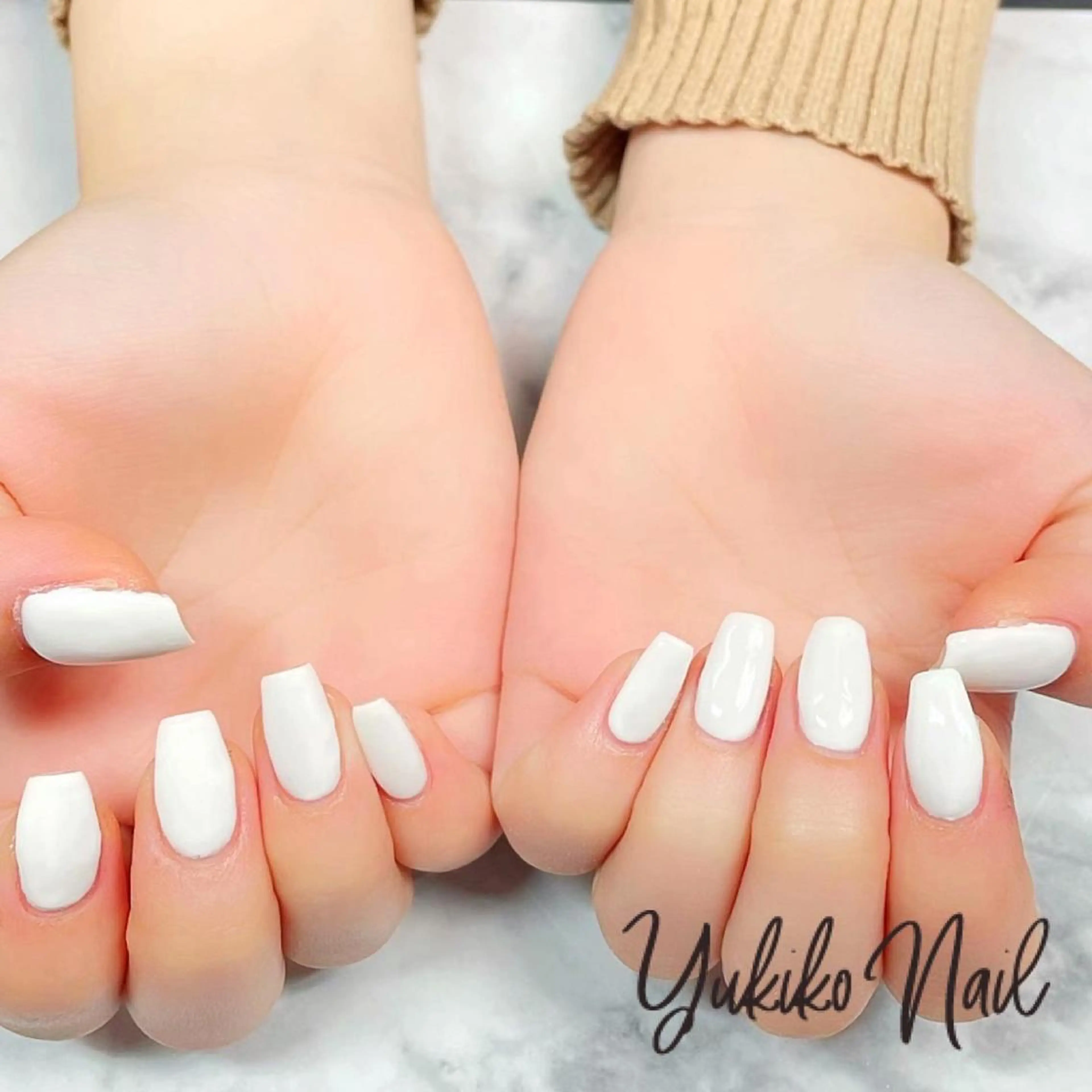 ネイル ワンカラーネイル ハンドネイル ユキコ ネイルのネイルデザイン