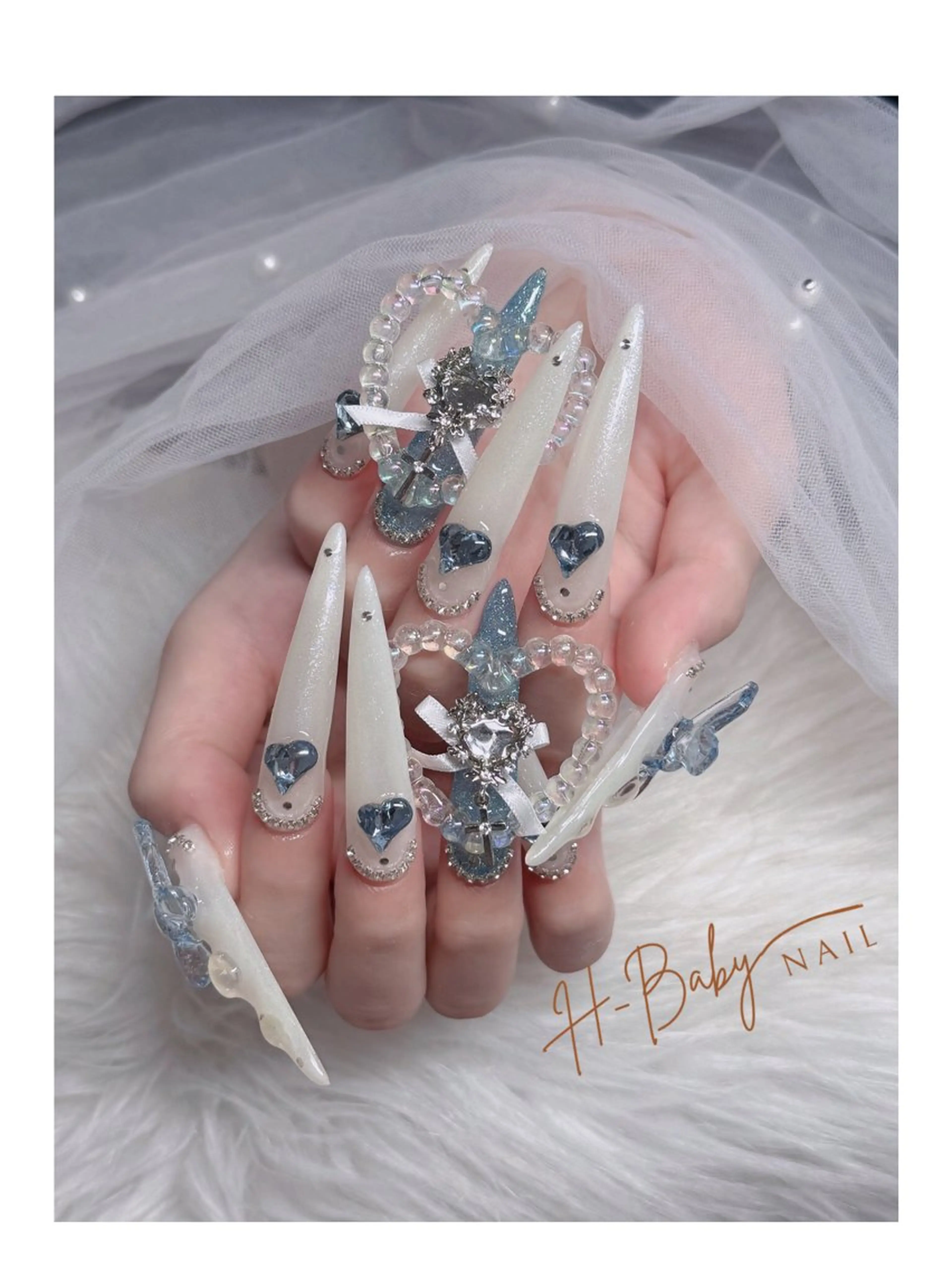 ネイル アートネイル 成人式 ジェルネイル ニュアンスネイル 夏ネイル ハンドネイル neco H.babynailのネイルデザイン