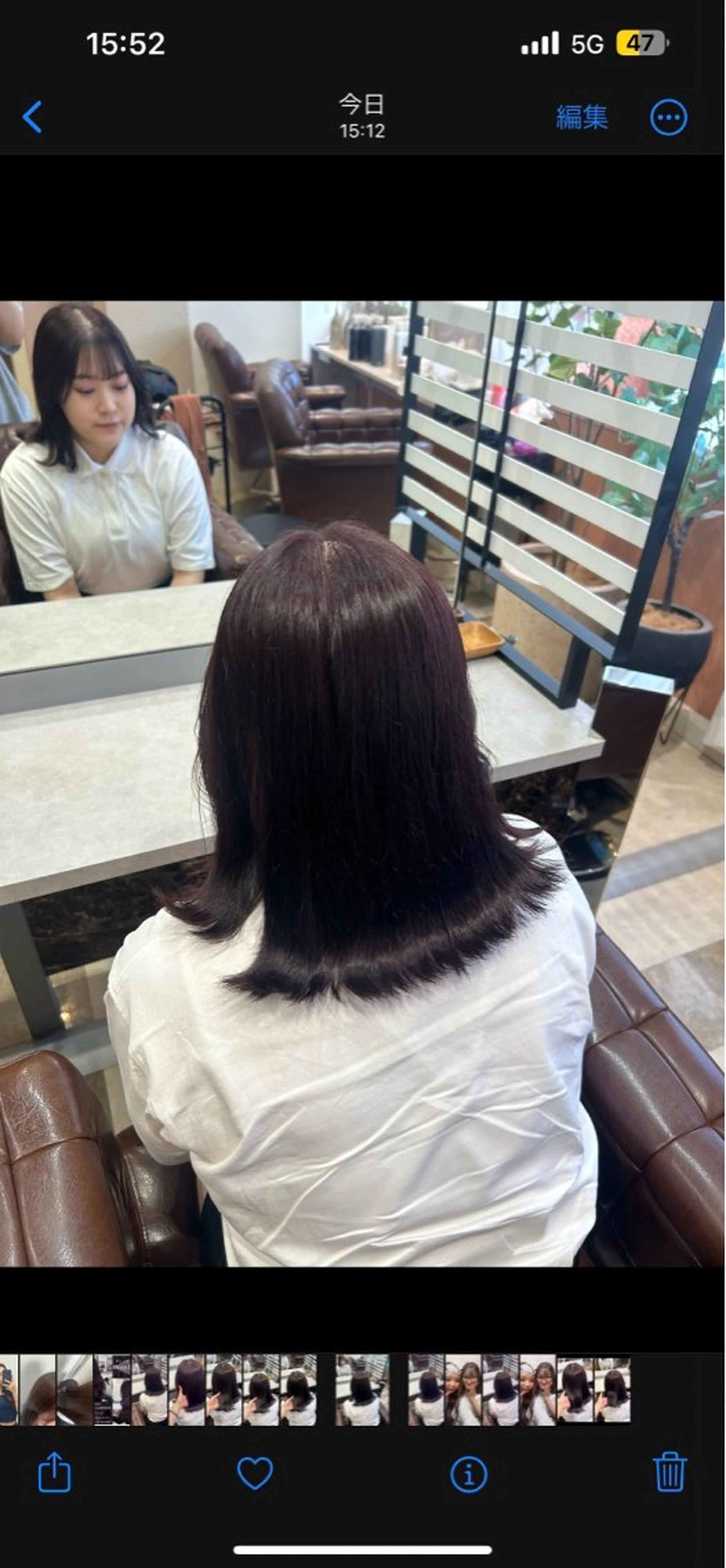 カラー ヘアカラー トリートメント CIEL 難波店所属・🎀透明感/レイヤ ー/Kotona🎀のヘアスタイル