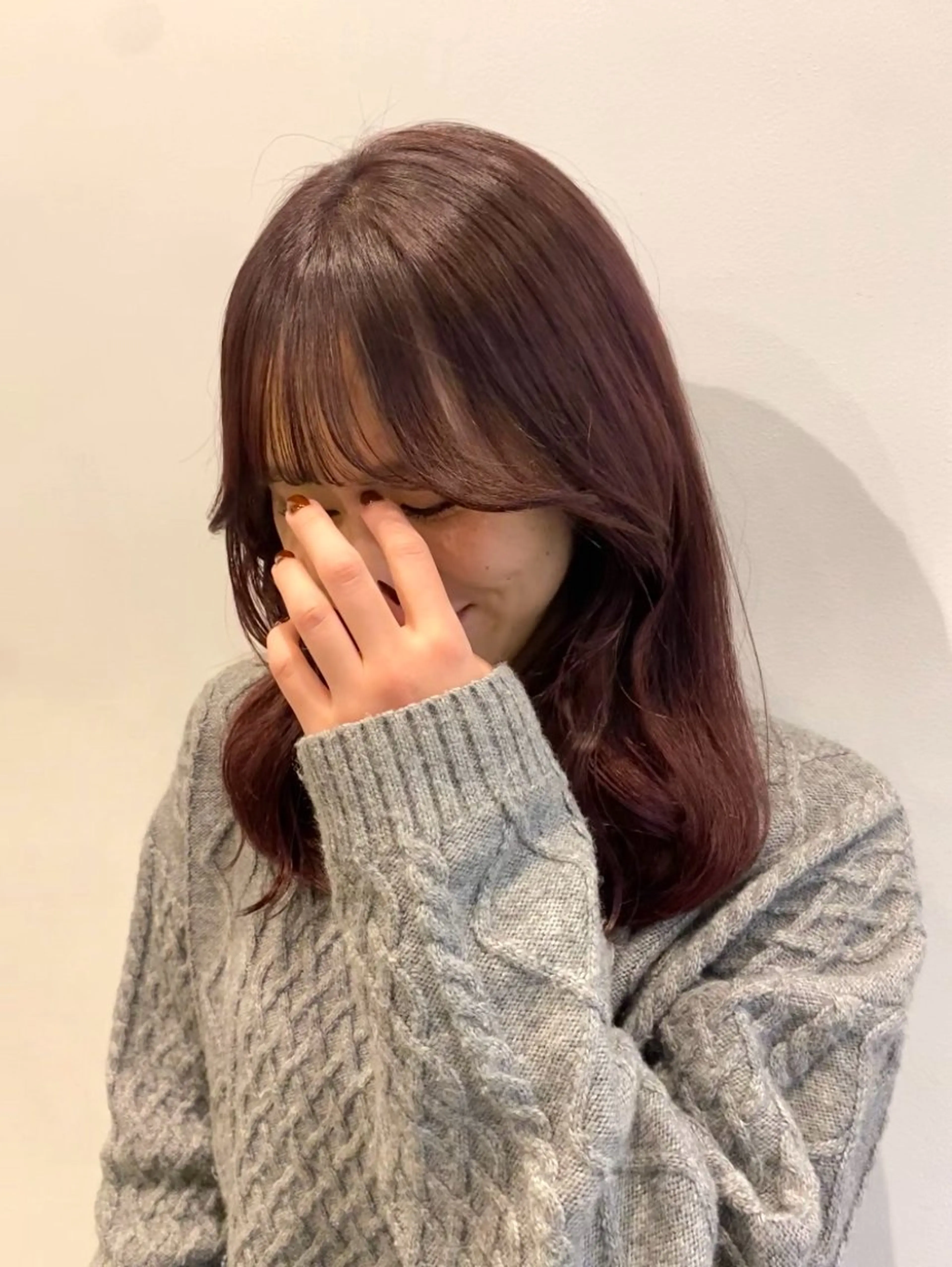 ロング ピンクラベンダー suzu🌼 /銀座のヘアスタイル