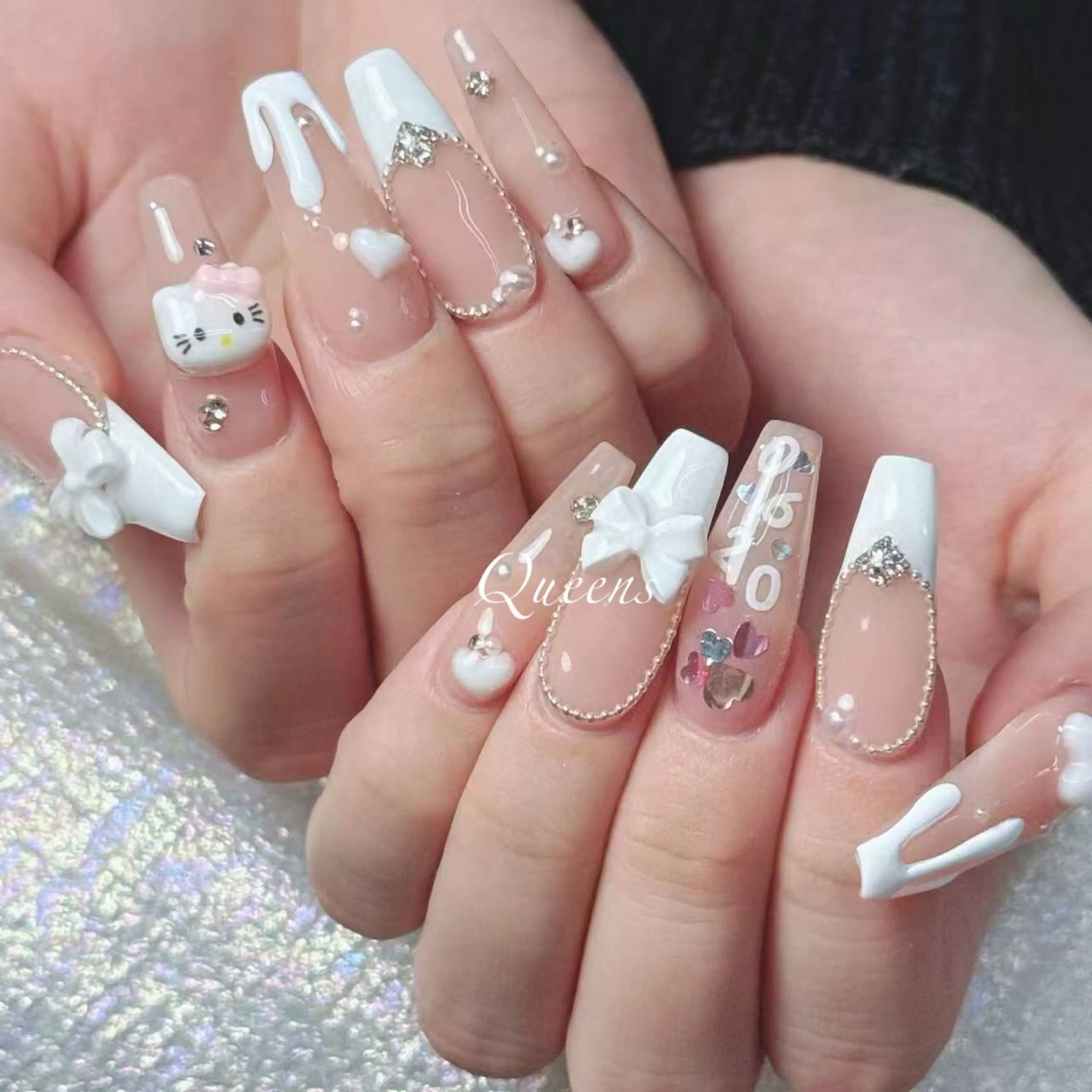 ネイル ハンドネイル Queens ひなのネイルデザイン