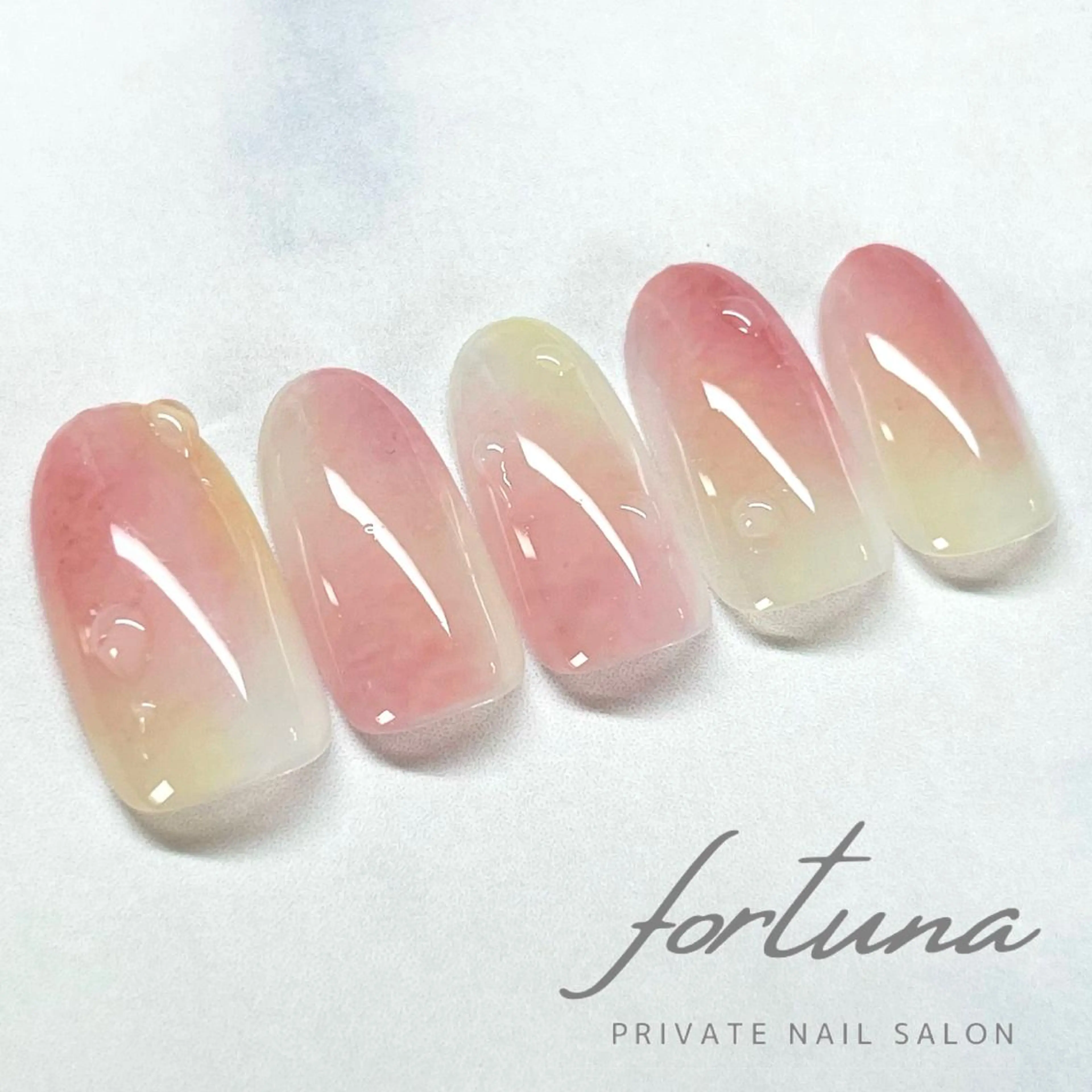 ネイル 夏ネイル ハンドネイル fortuna 武藤裕美のネイルデザイン
