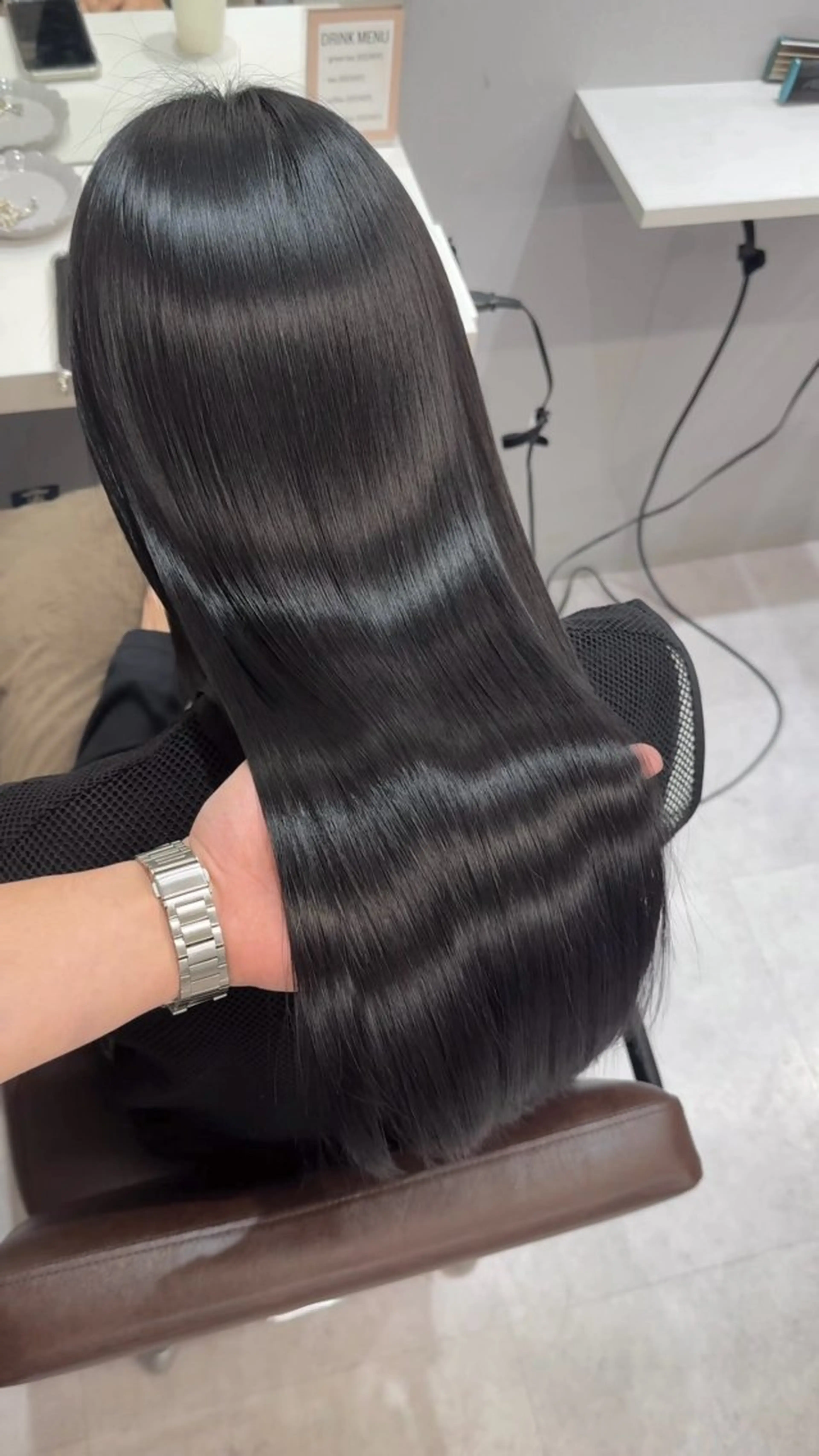 ロング 髪質改善 縮毛矯正 トリートメント カット ヘアカラー 縮毛矯正 トリートメント 髪質改善×縮毛矯正 Core 片山健太のヘアスタイル