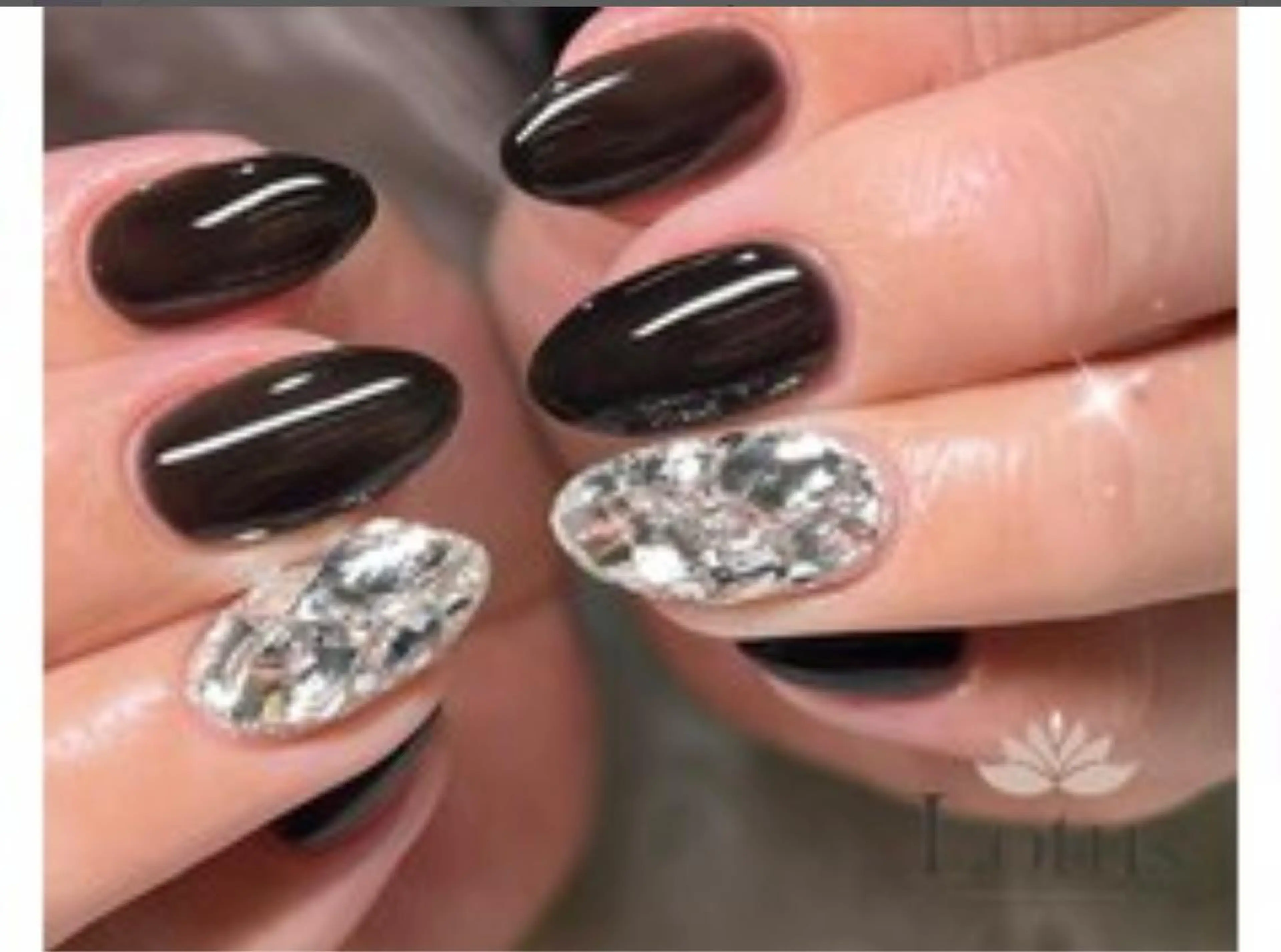 ネイル ストーンネイル elu しみずのネイルデザイン