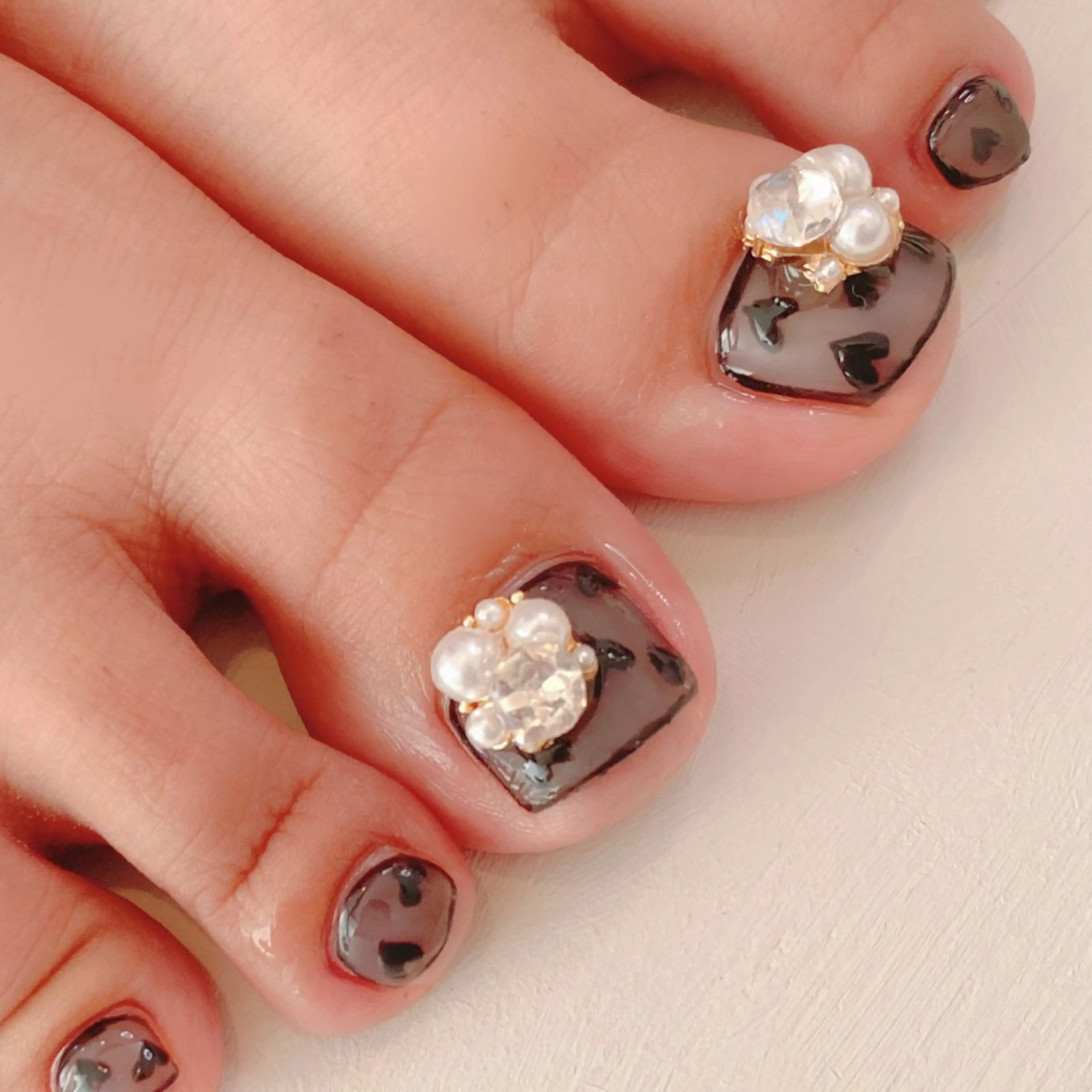 ネイル フットネイル plunail mikiのネイルデザイン