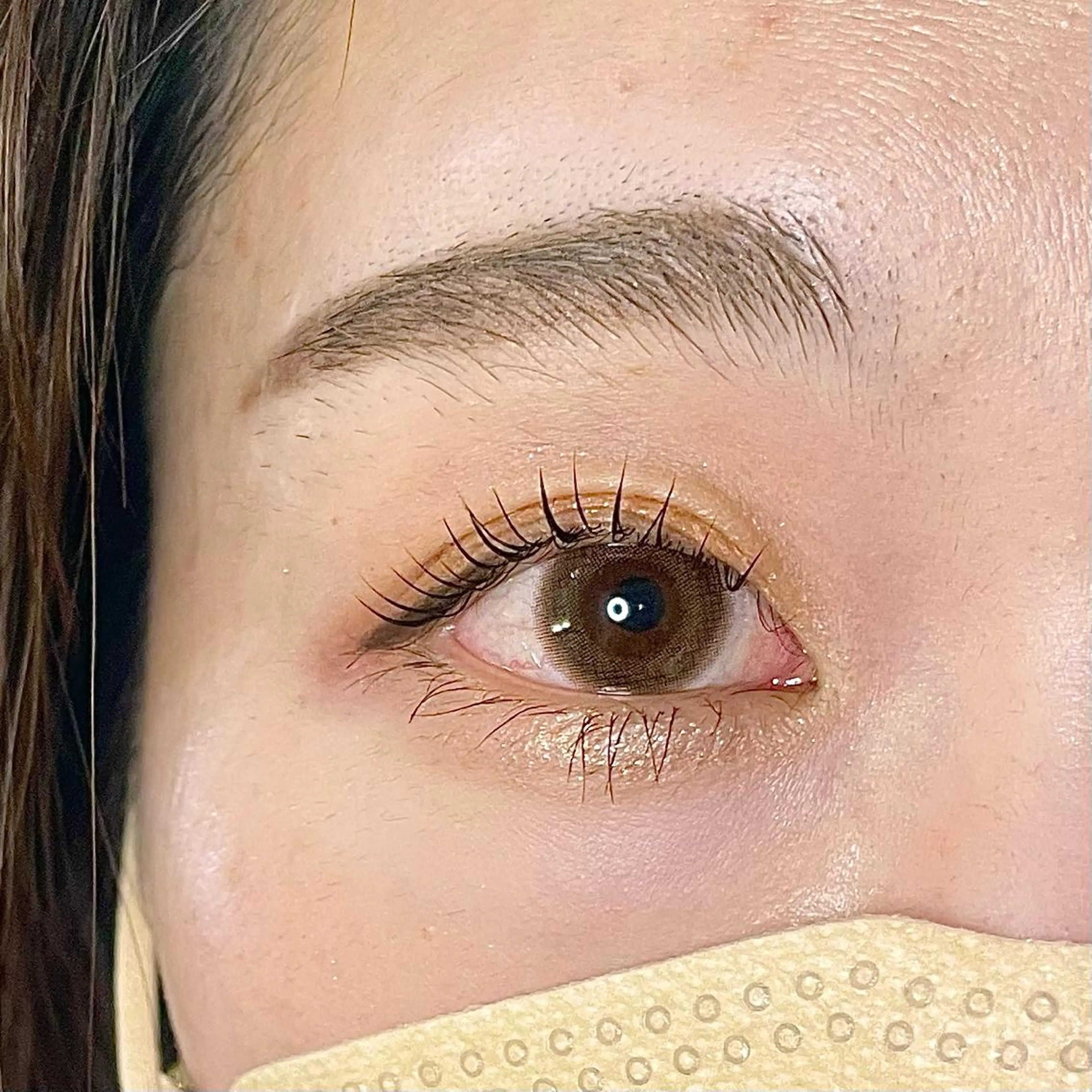 ショート カラー パーマ ヘアアレンジ メンズ キッズ ネイル マツエク・マツパ アイブロウ パリジェンヌラッシュリフト マツパ nail&eye Aoのマツエク・マツパデザイン