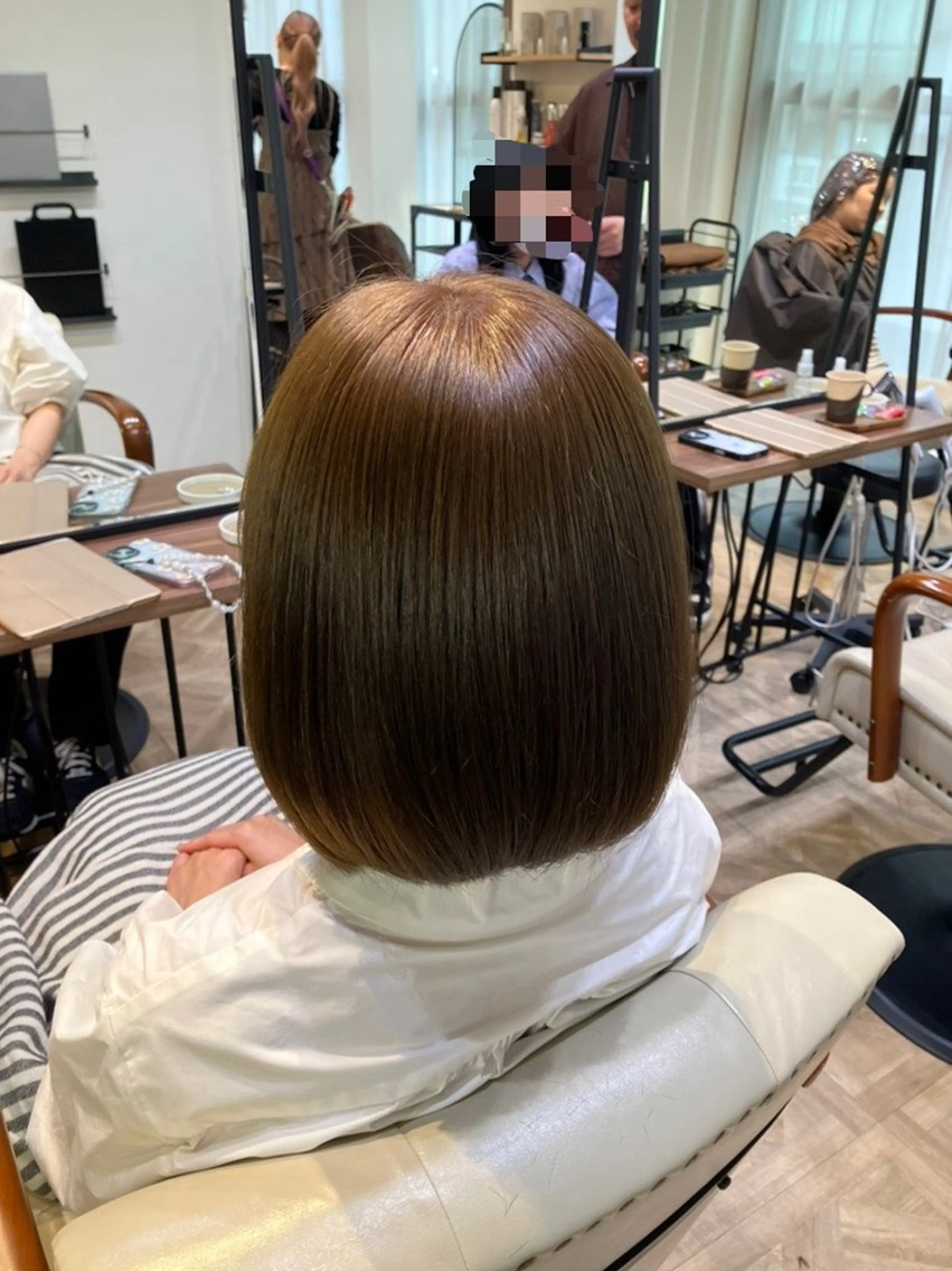 カラー ベージュカラー ブリーチ ブリーチなしカラー オリーブベージュ ヘアカラー 及川まき 　オリーブ グレージュカラー♪のヘアスタイル