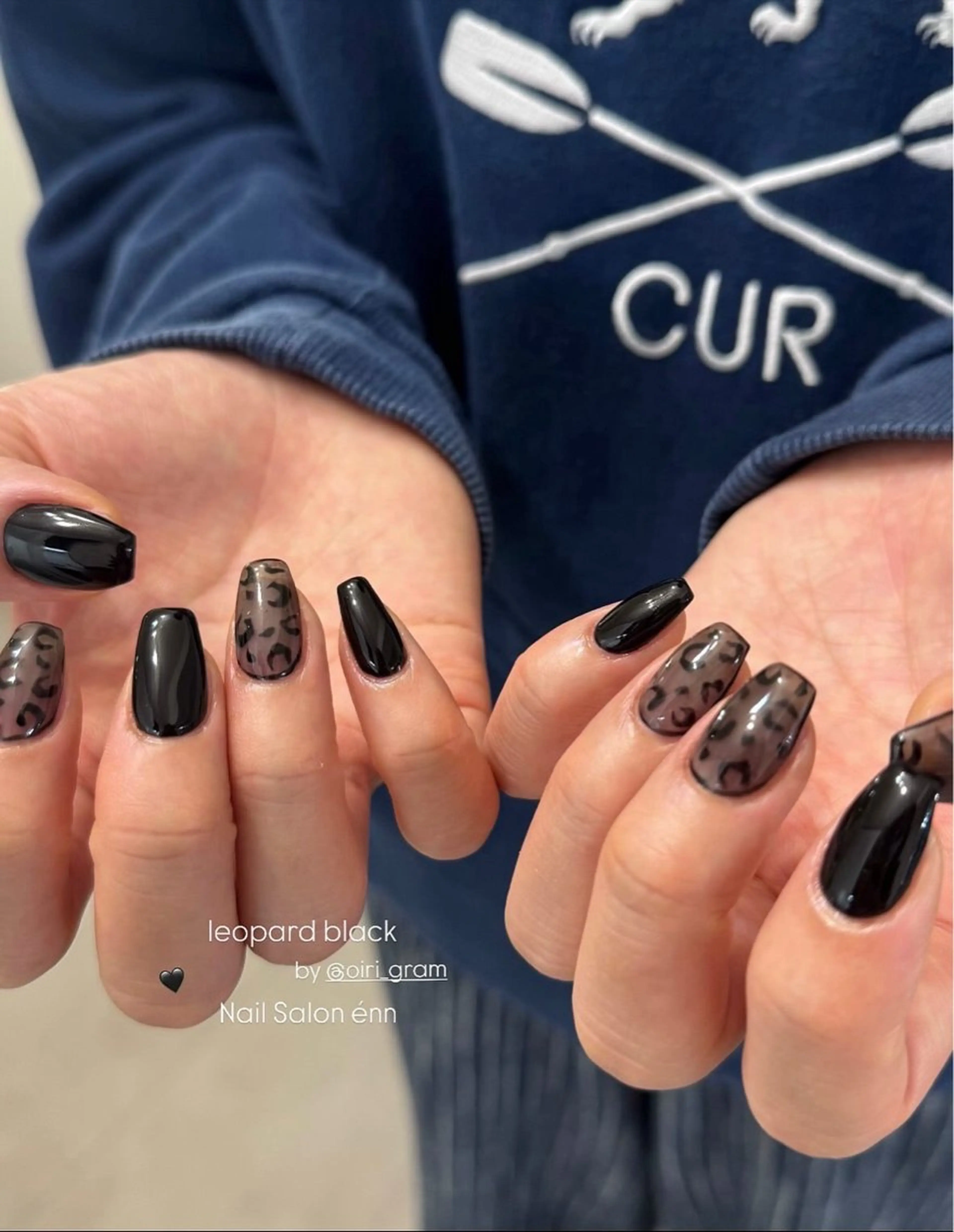 ネイル アニマル柄 ハンドネイル Nail Salon enn所属・🫧RISA🫧 énn |四条烏丸のネイルデザイン