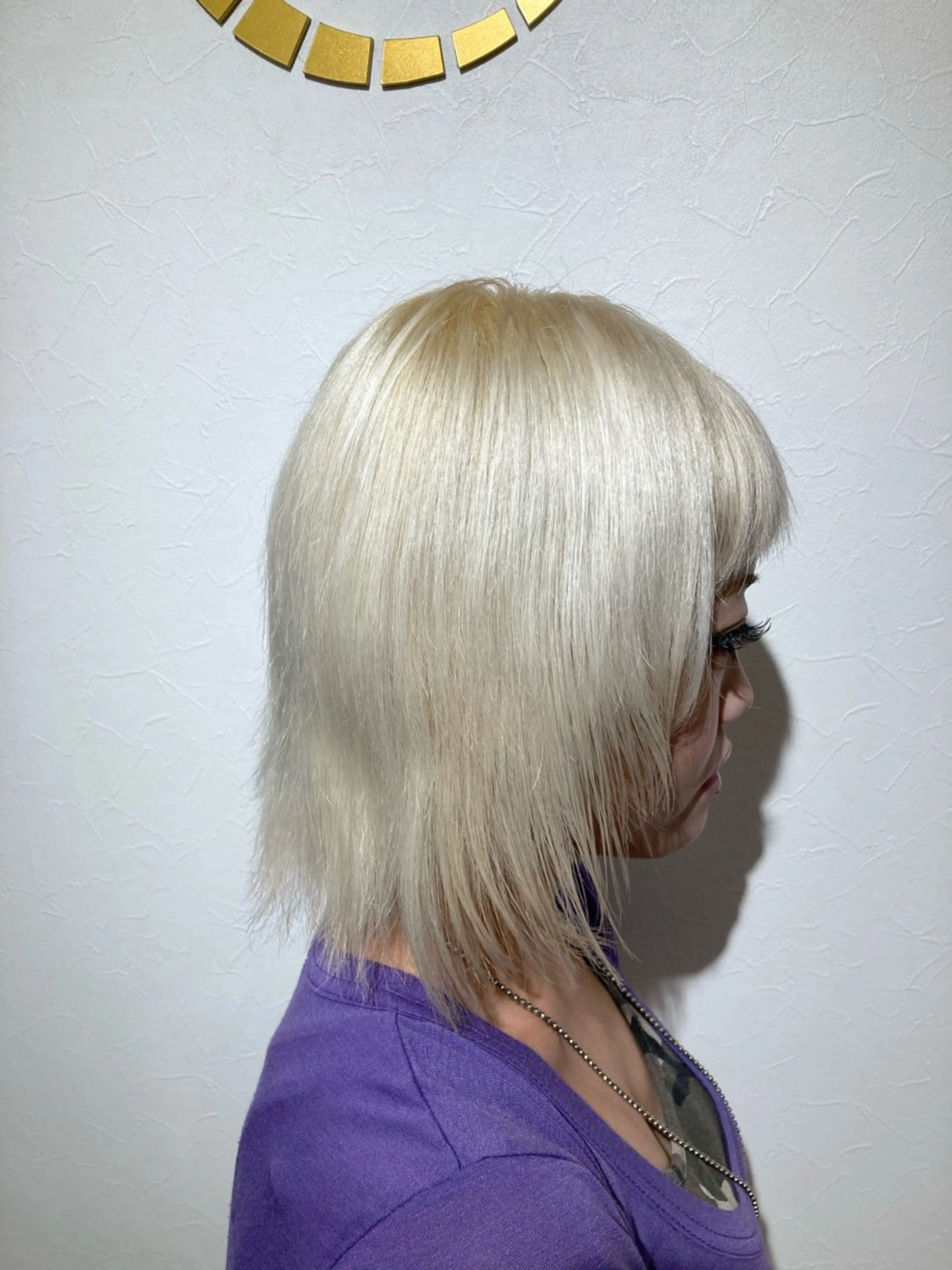 ミディアム カット ヘアカラー HUES（ヒューズ）所属・無料カットモデル✂️ 城下竜二のヘアスタイル