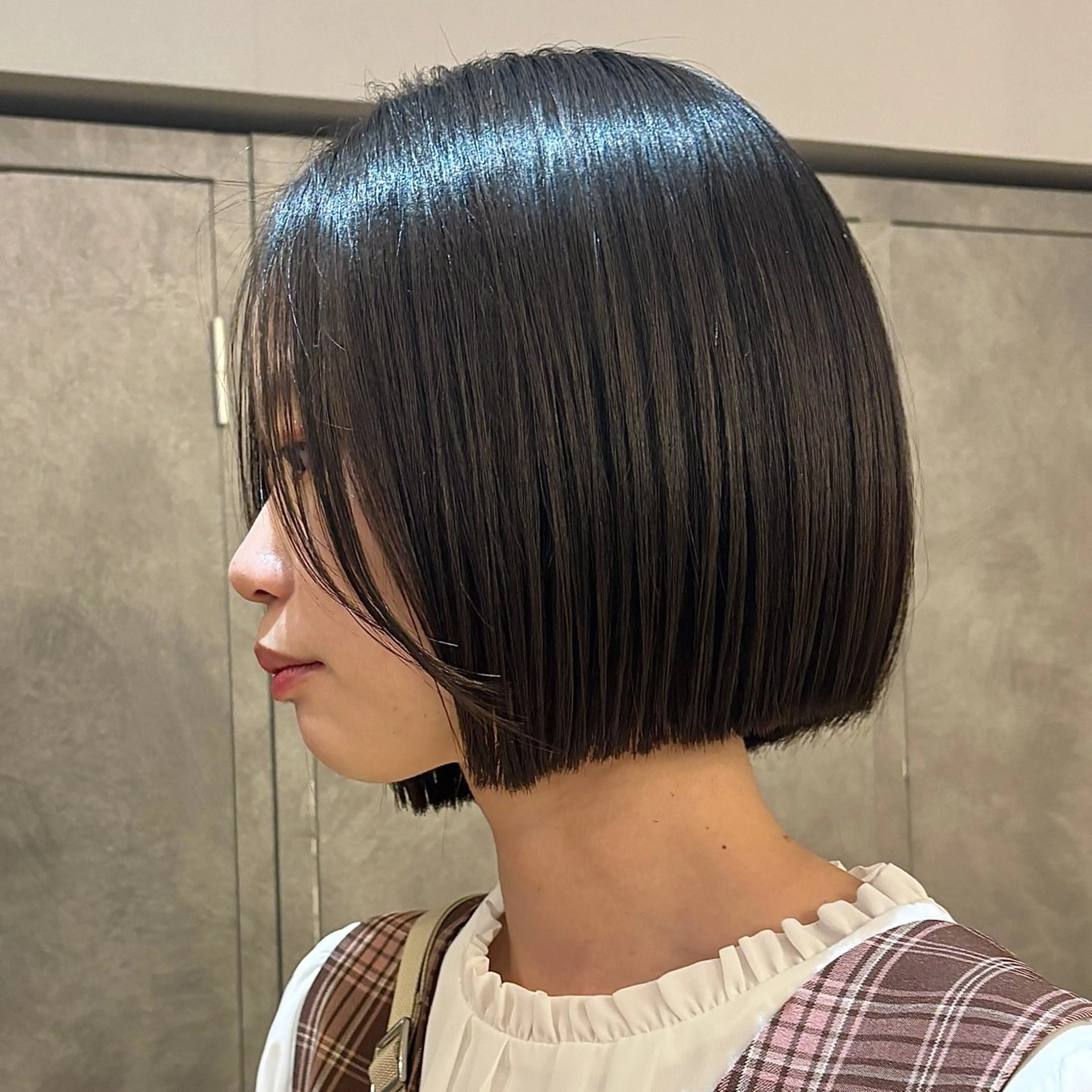 ショート カット トリートメント 暖色/ボブ/吉岡美音 GIEN NU茶屋町のヘアスタイル