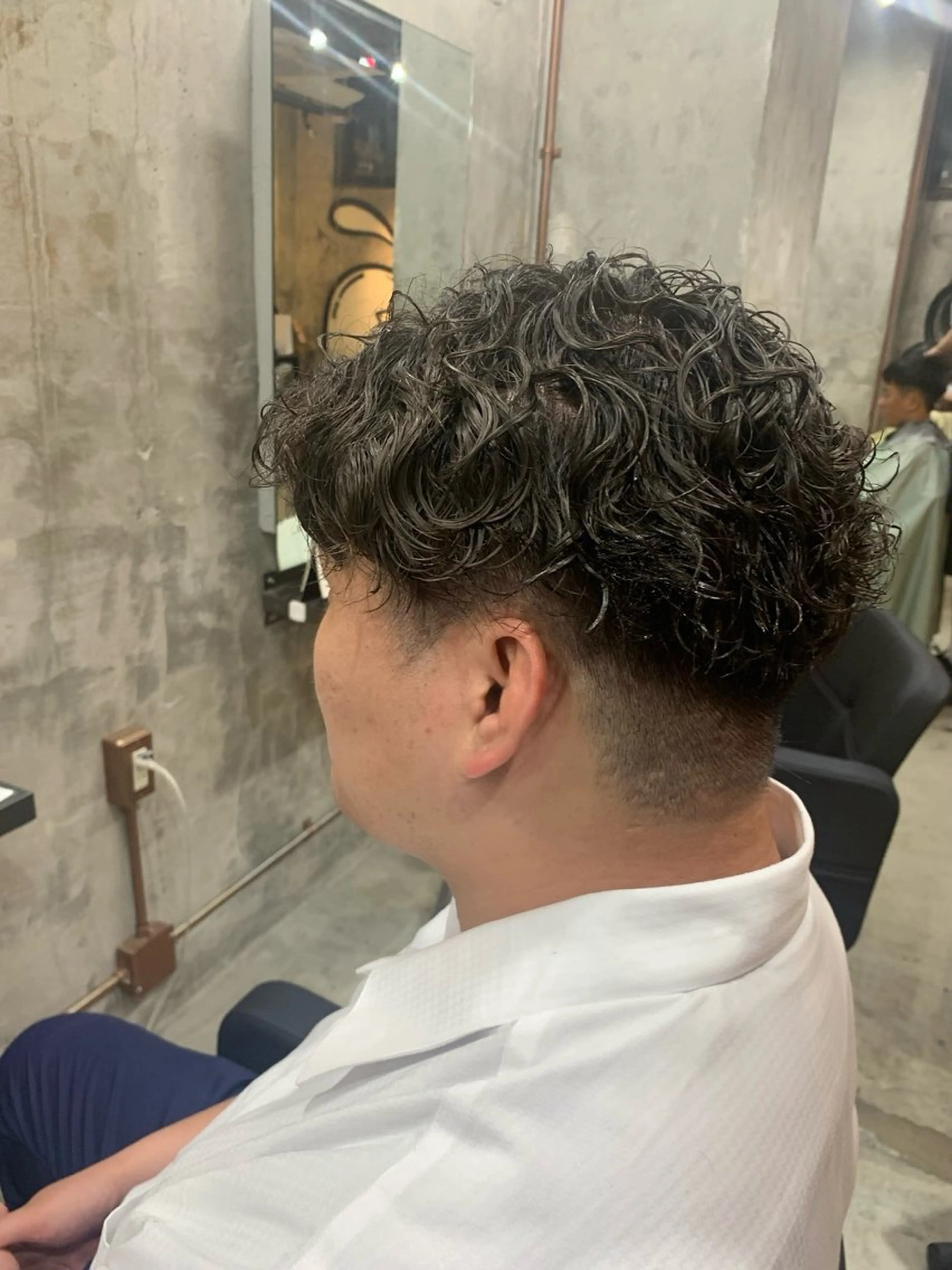 パーマ メンズ マッシュ メンズパーマ スペインカール スパイラルパーマ カット パーマ ⚡️メンズパーマ特化 mens支持◎/忠地のヘアスタイル