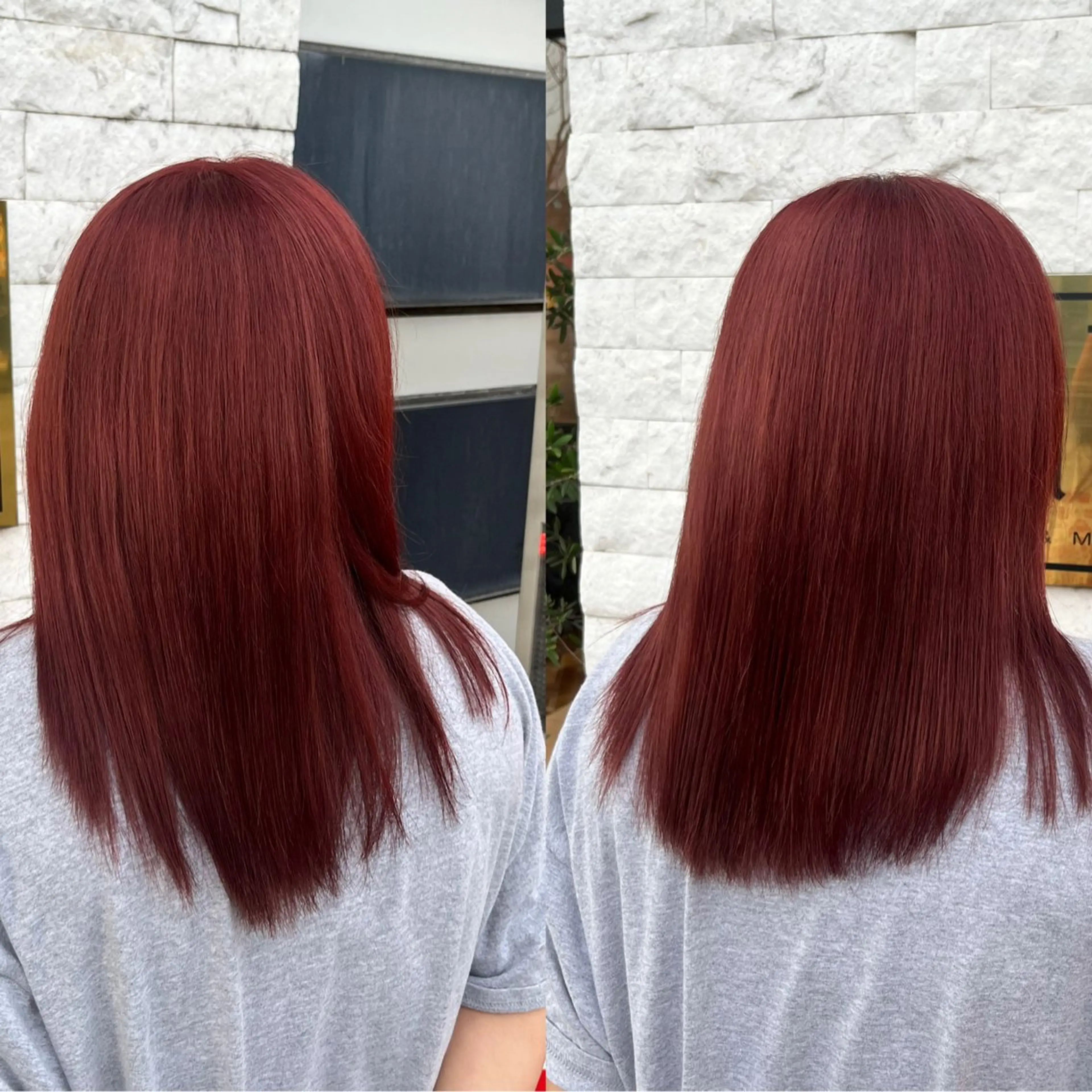 カラー カット ヘアカラー トリートメント ブリーチ/暖色カラー 宮城陽日のヘアスタイル