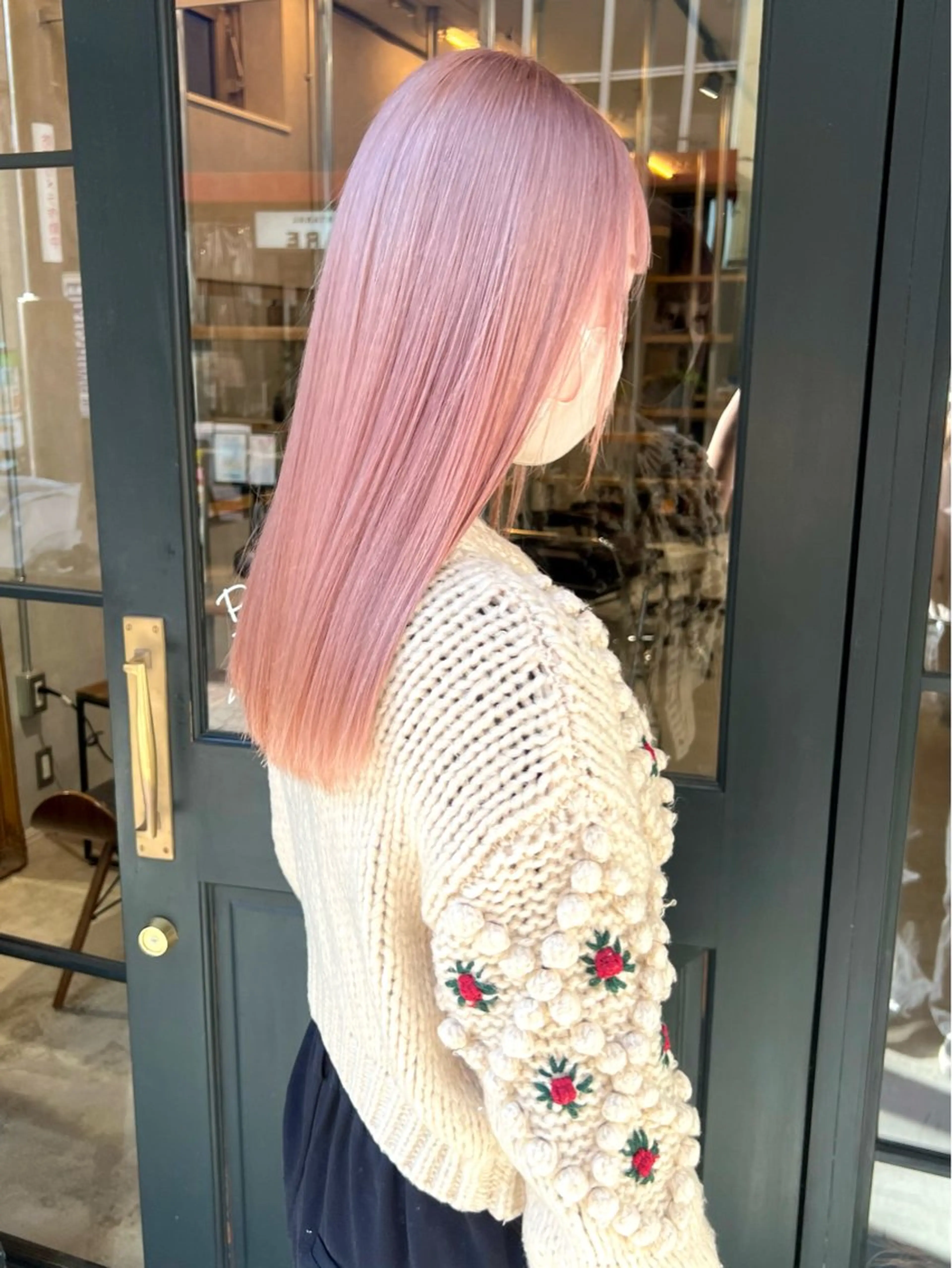 ロング Asobi所属・透明感♡くすみカラー 🍏Haruka🍏のヘアスタイル