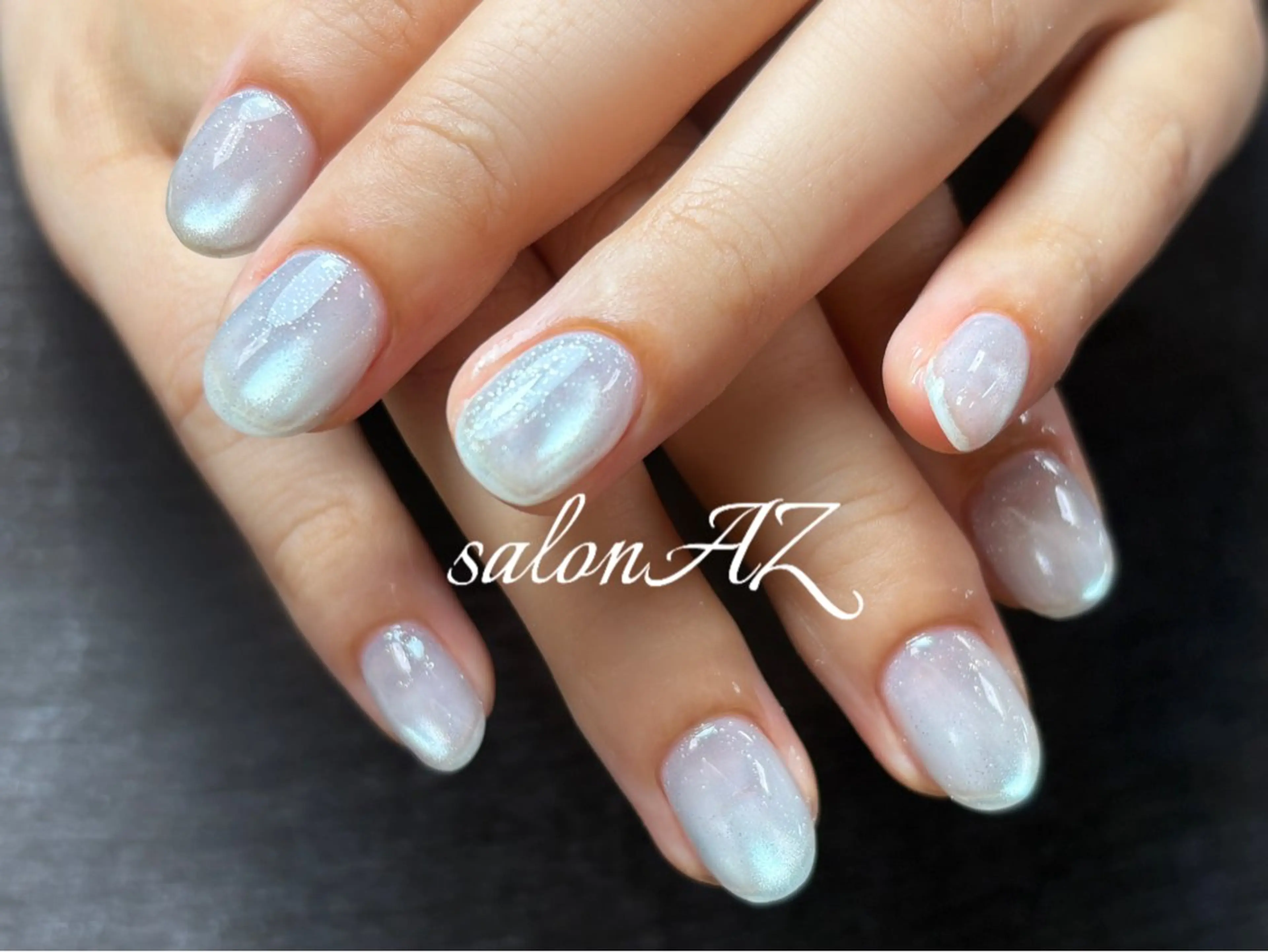 ネイル アートネイル 長さ出し フットネイル フレンチネイル ジェルネイル salon AZのネイルデザイン