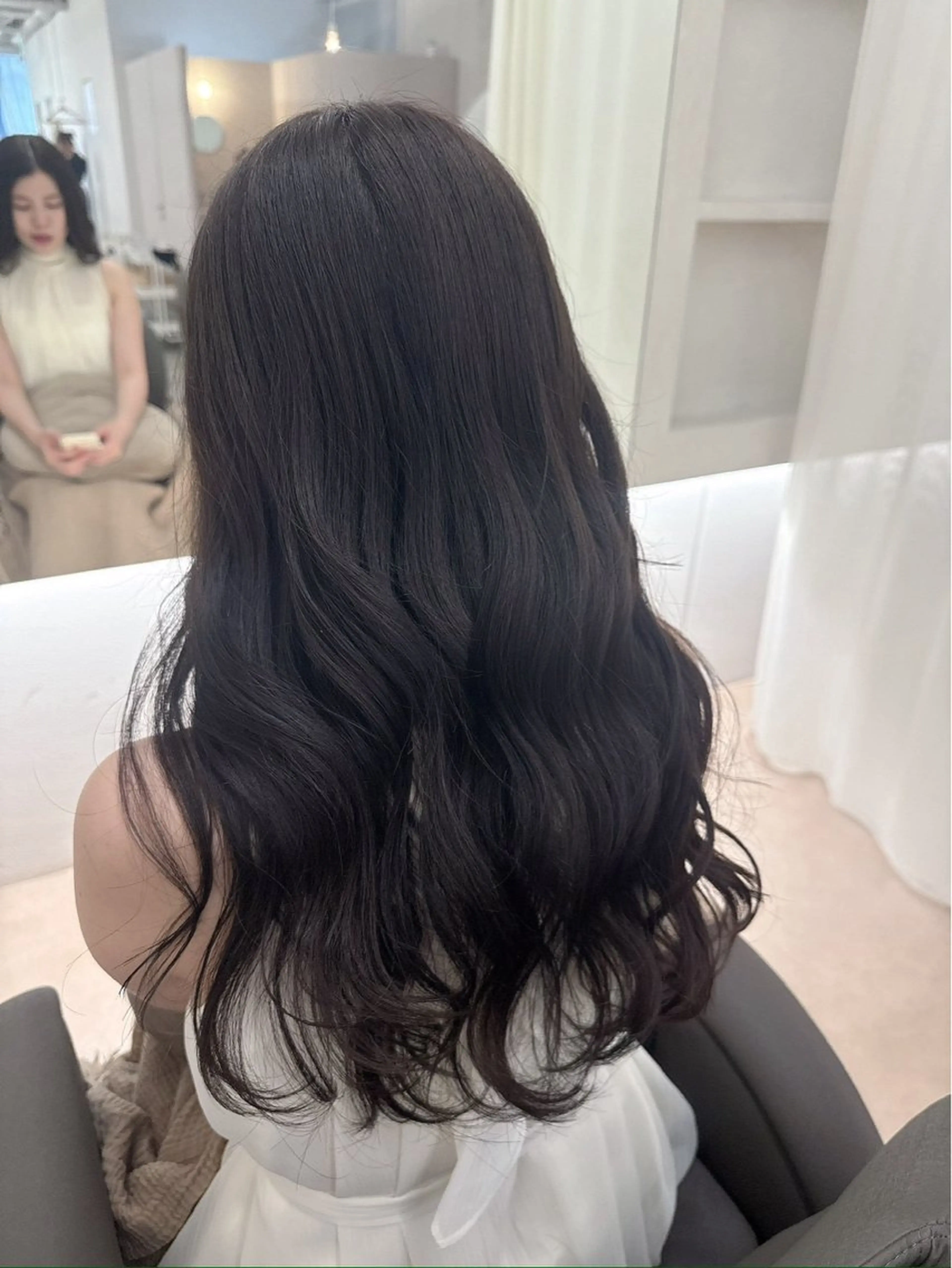 ロング カラー ヘアカラー 💐花屋併設💐 宮園　雛羽のヘアスタイル