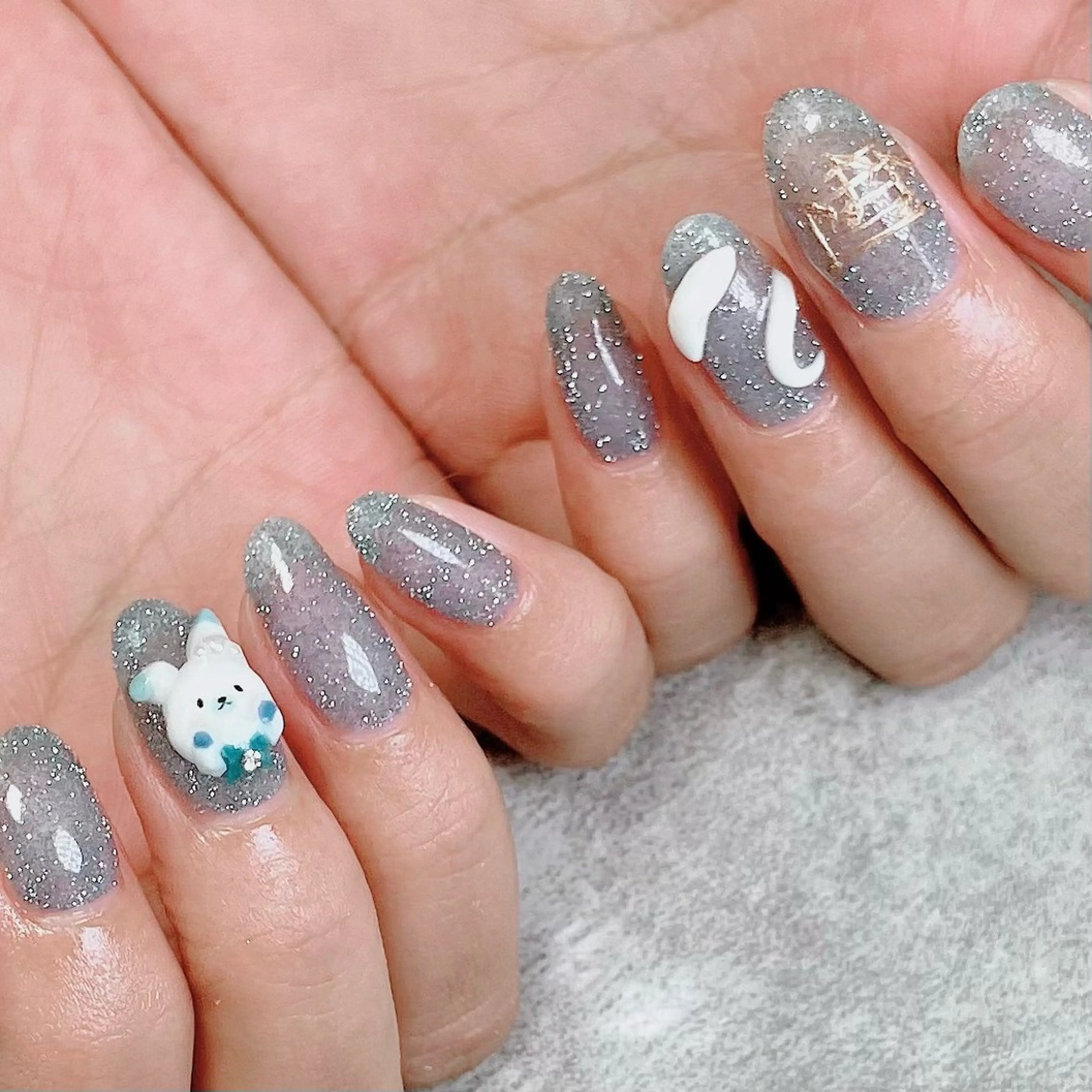 ネイル ハンドネイル ハンドケア haleyume所属・shino🌟 痛ネイルのネイルデザイン