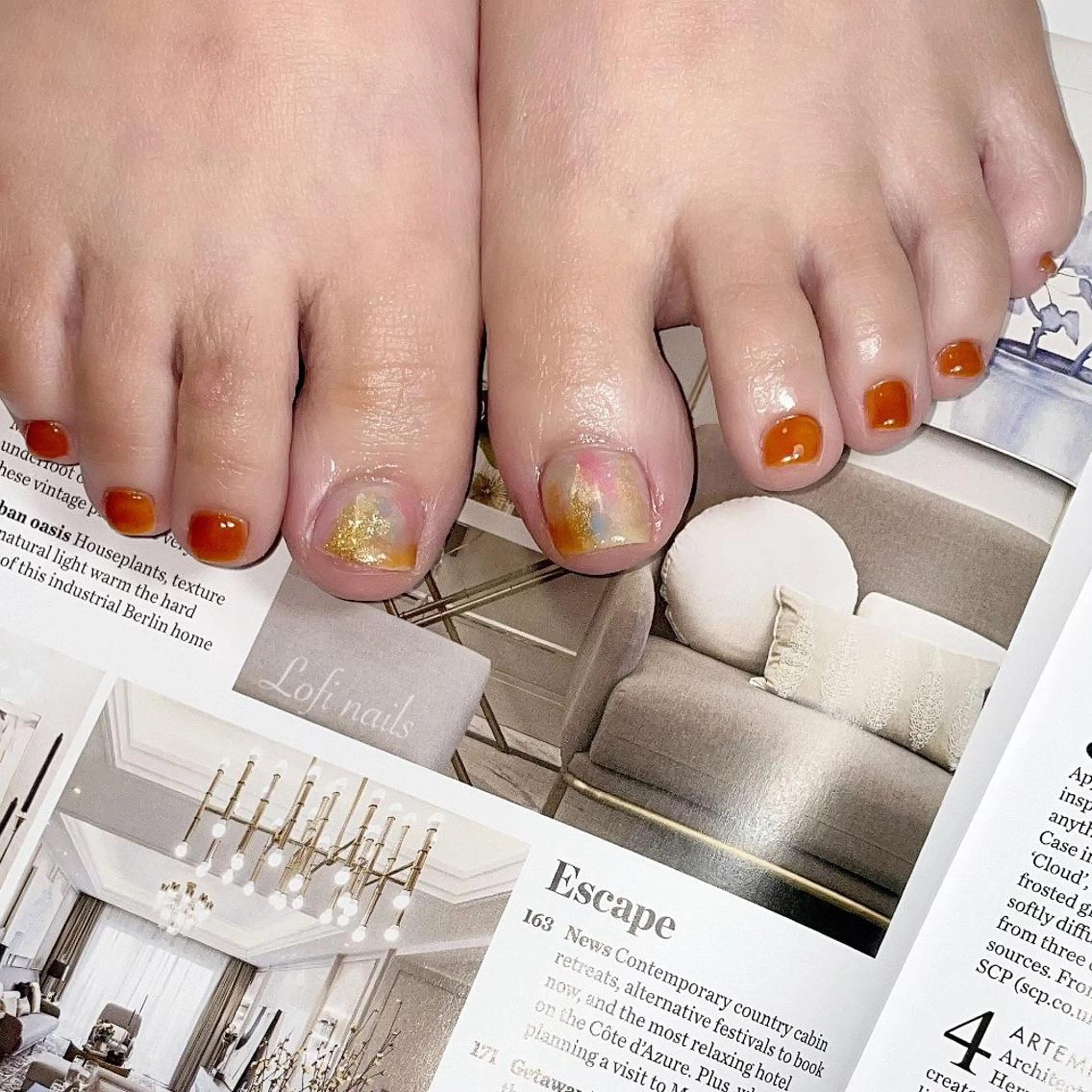 ネイル アートネイル フットネイル Lofinails ちひろのネイルデザイン