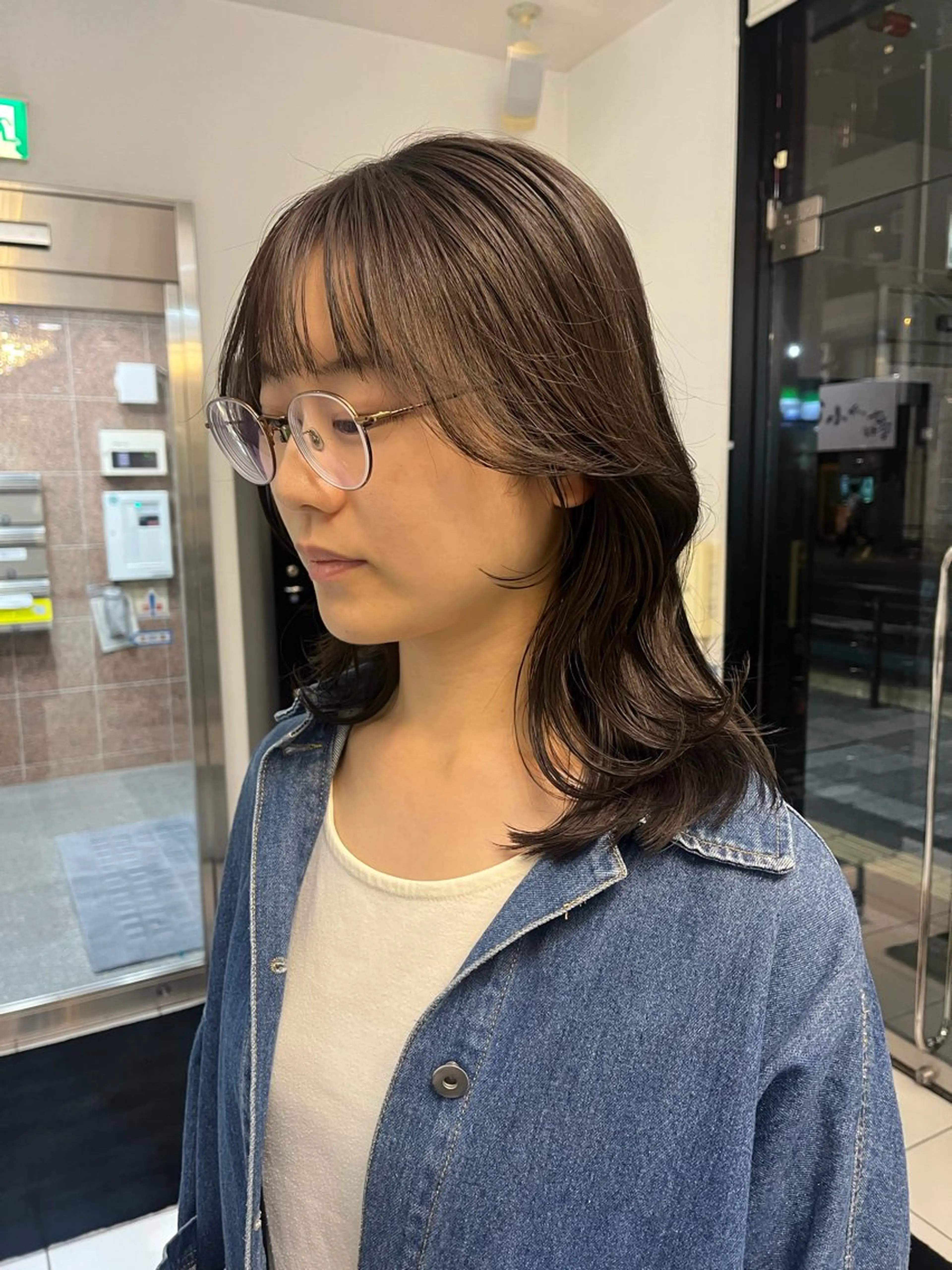 セミロング カラー channel所属・Natsumi ❤︎のヘアスタイル