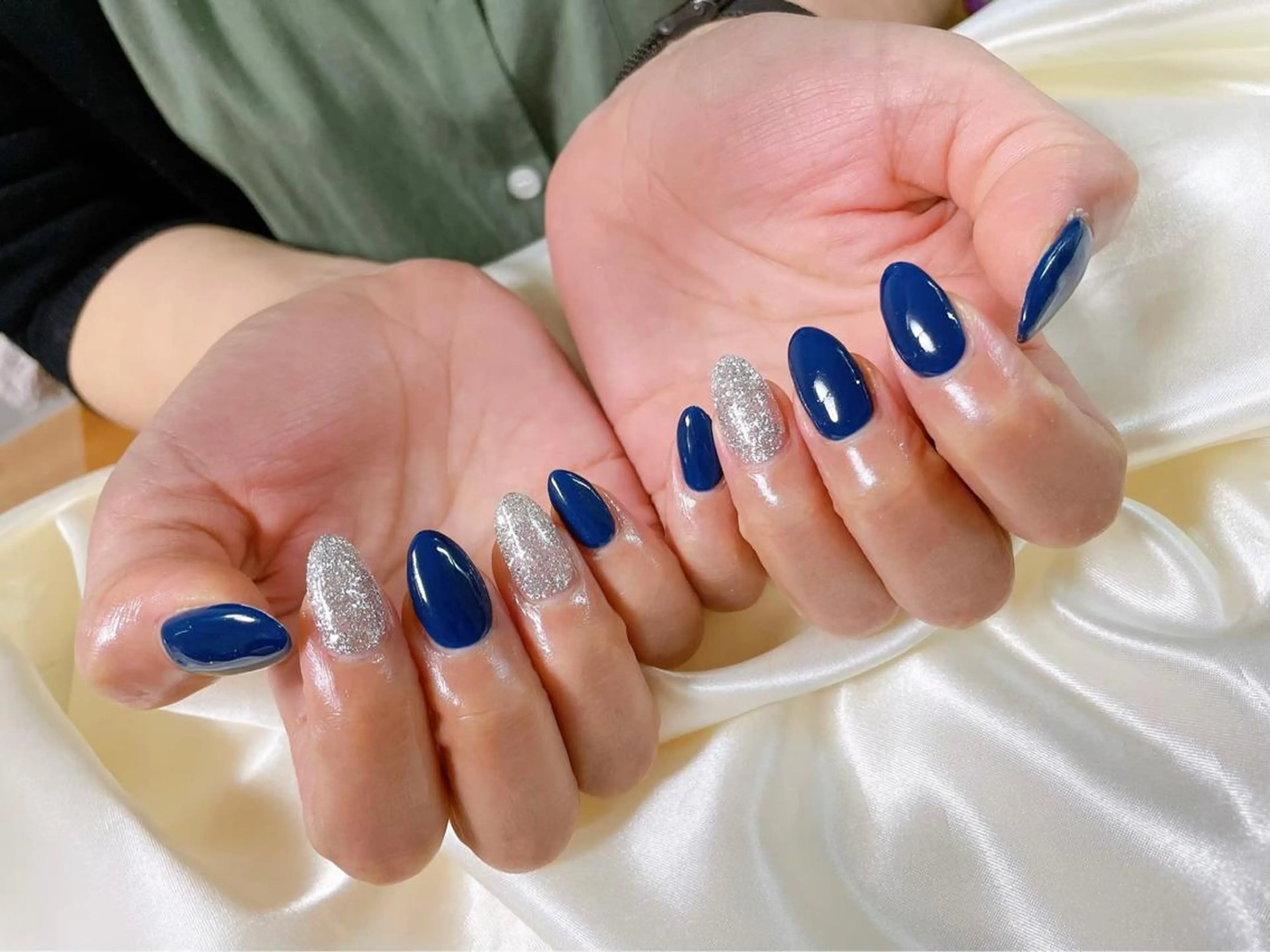 ネイル フットネイル ジェルネイル 韓国ネイル マグネットネイル ミラーネイル Mogu nail 二子玉川のネイルデザイン