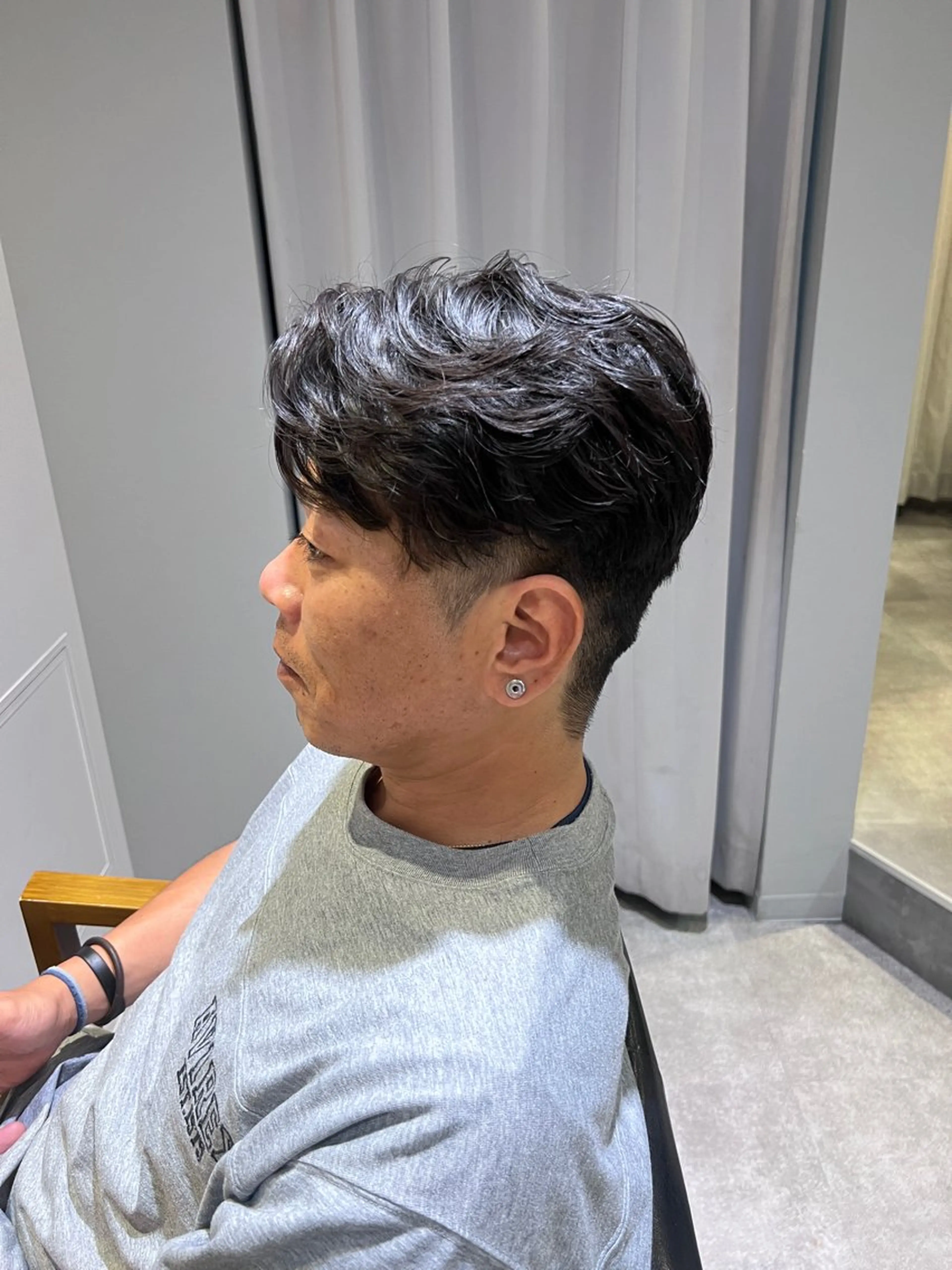 メンズ 🫧三浦 未流/ ボブ/イヤリングのヘアスタイル