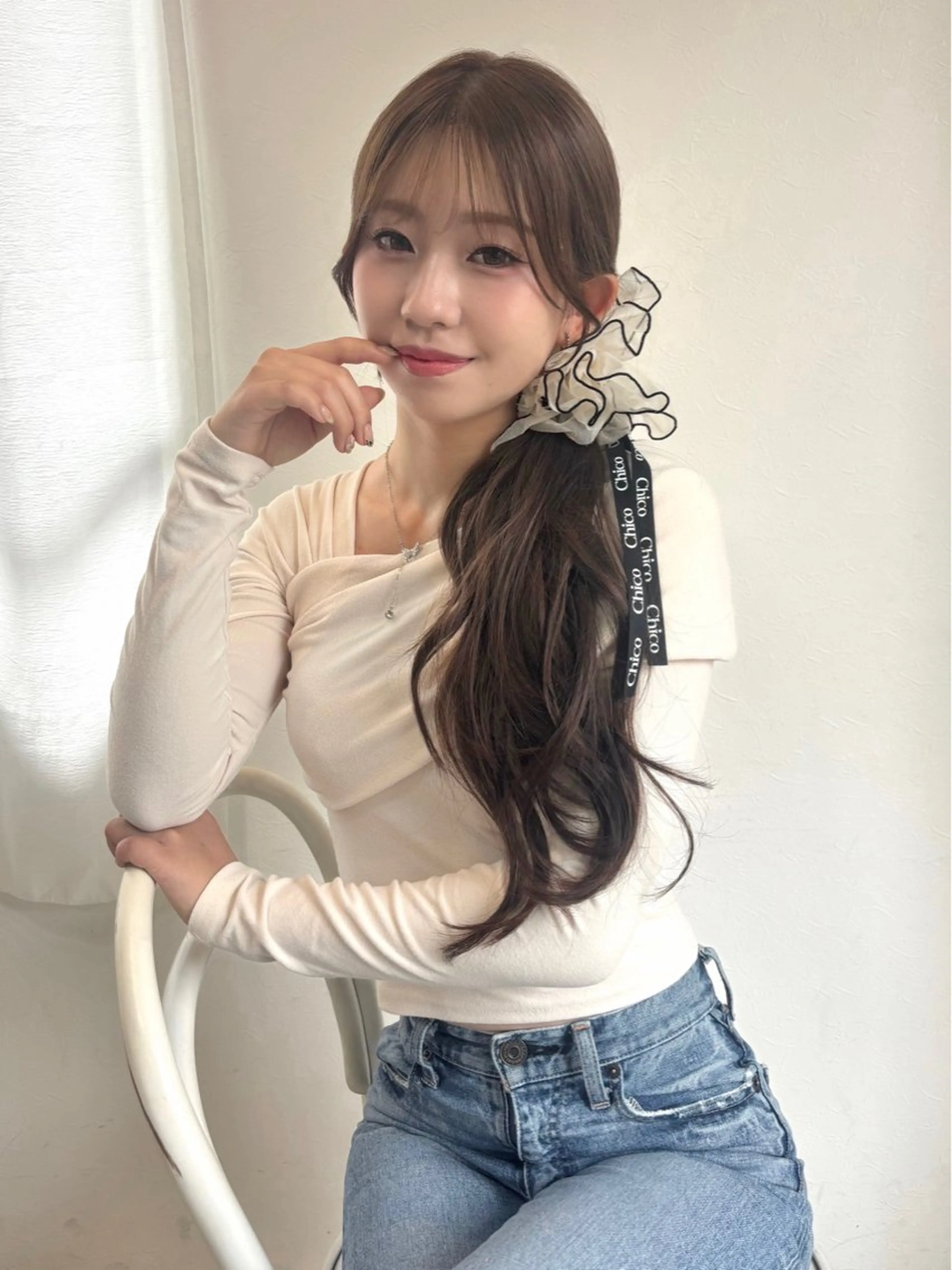 ロング カラー annuy ayanaのヘアスタイル