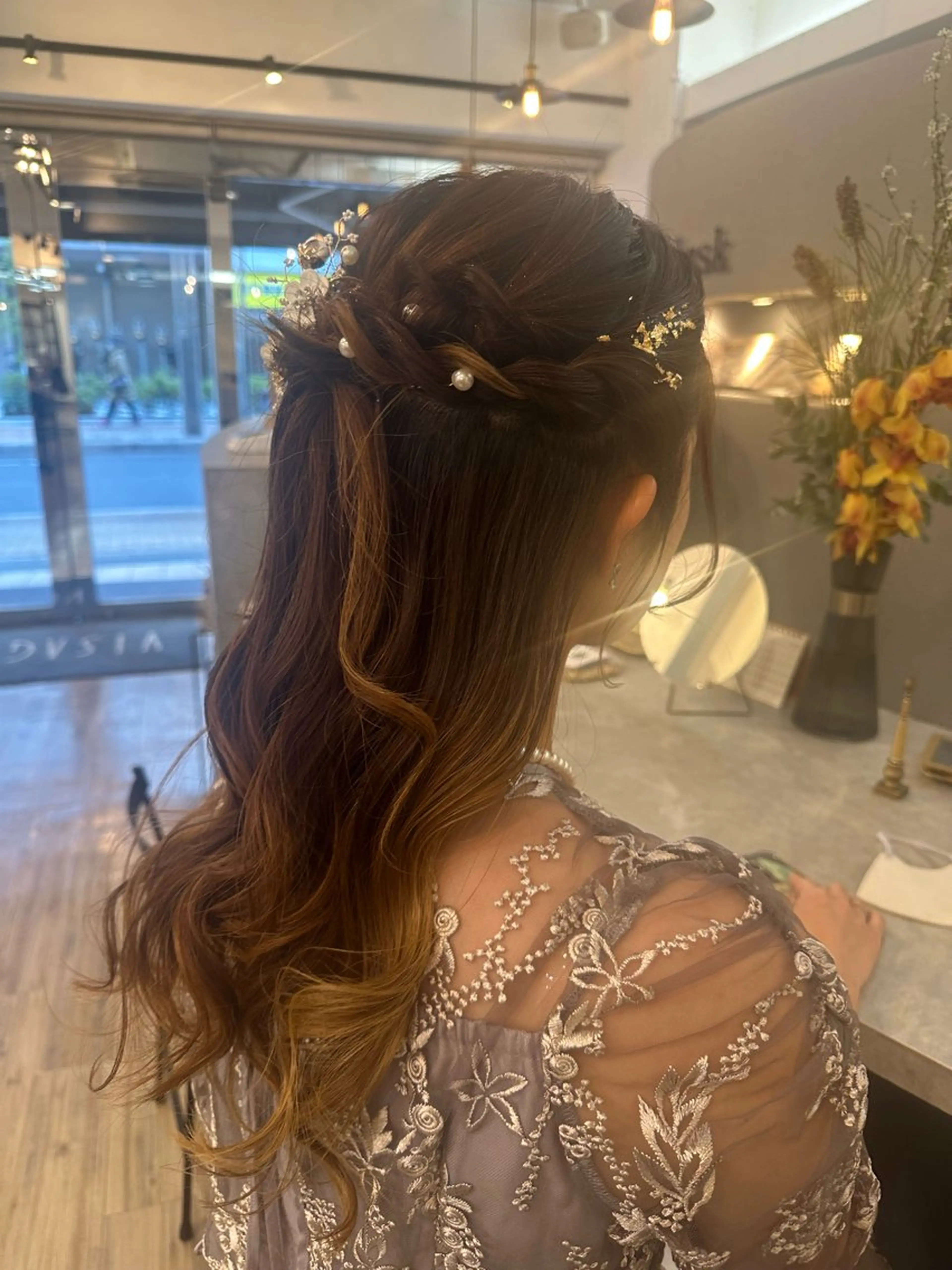 ロング ヘアセット sato ayaka ｜透明感カラー🫧のヘアスタイル