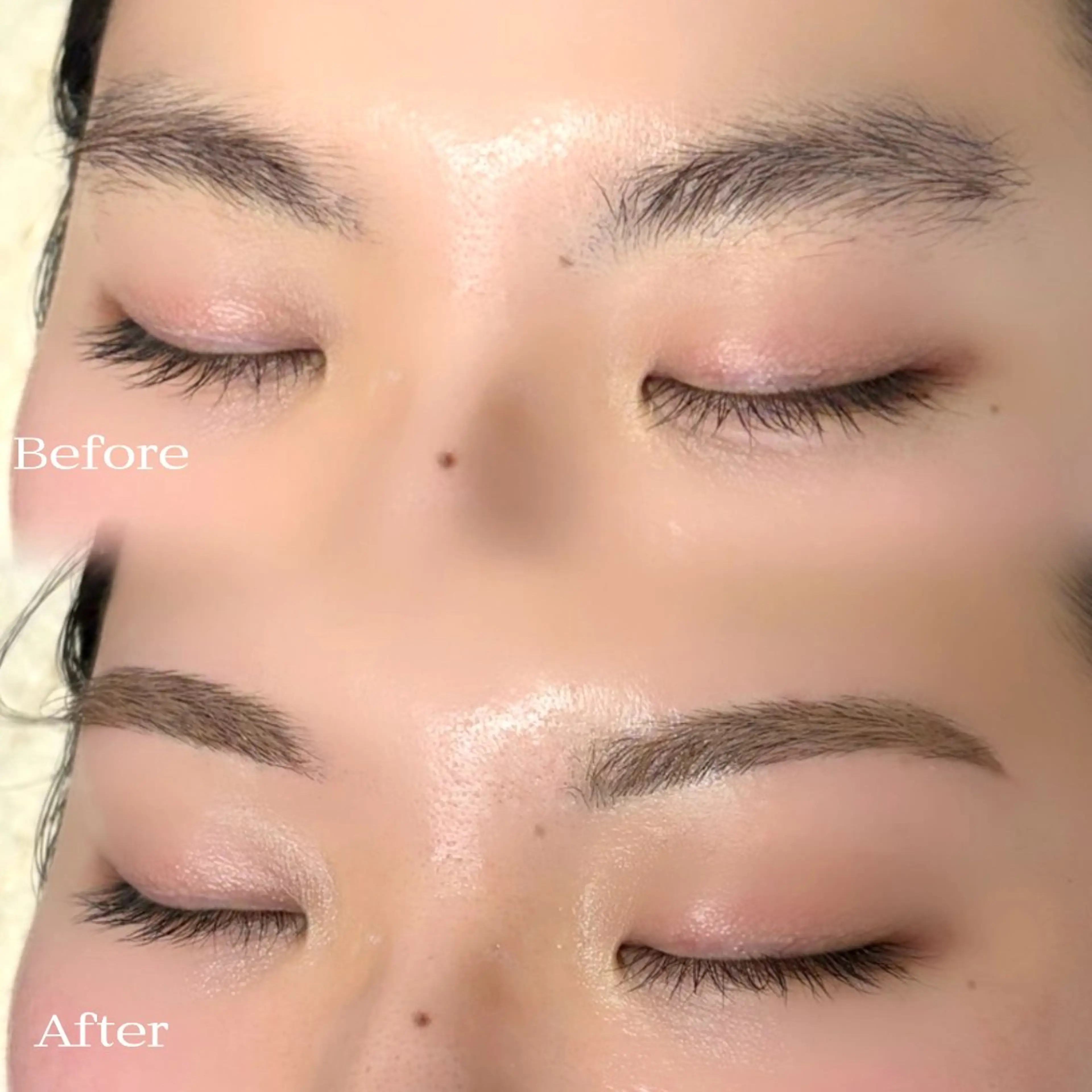 アイブロウ ワックス脱毛 眉カット meg .のマツエク・マツパデザイン