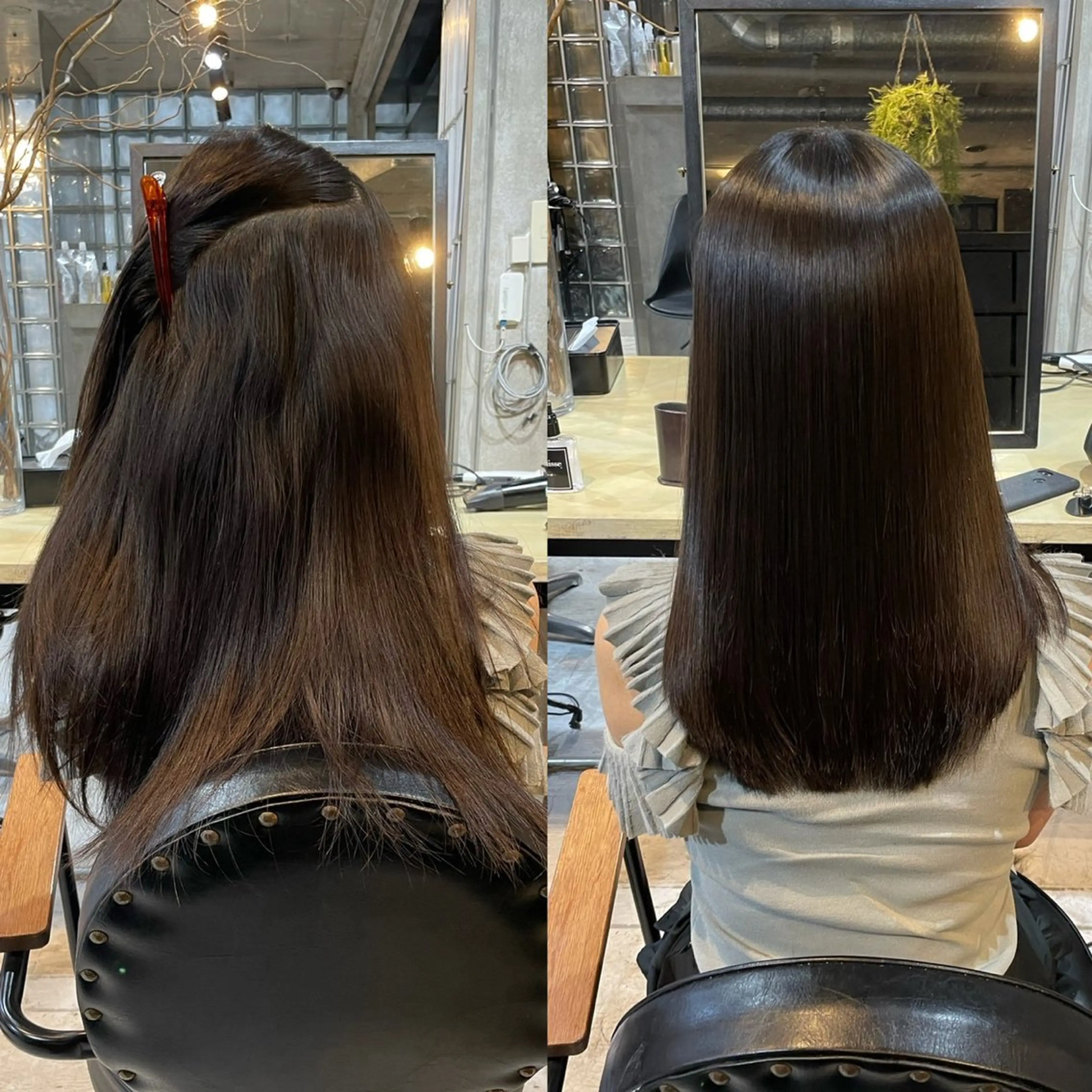 セミロング カット 縮毛矯正 毛流れが作れる 縮毛矯正/渡部純生のヘアスタイル