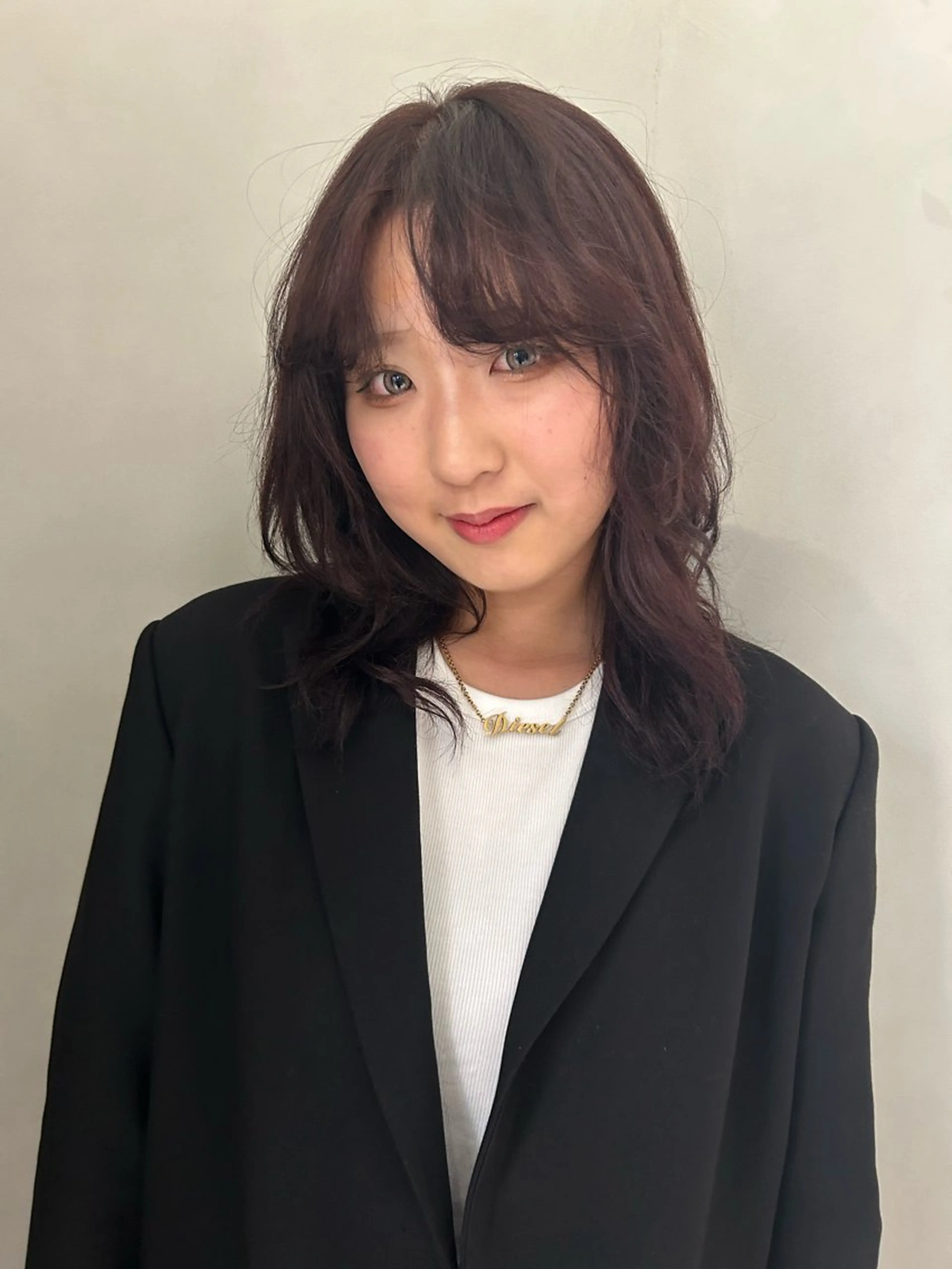 セミロング カラー ケアパーマ/ケアブリ ーチdaisukeのヘアスタイル