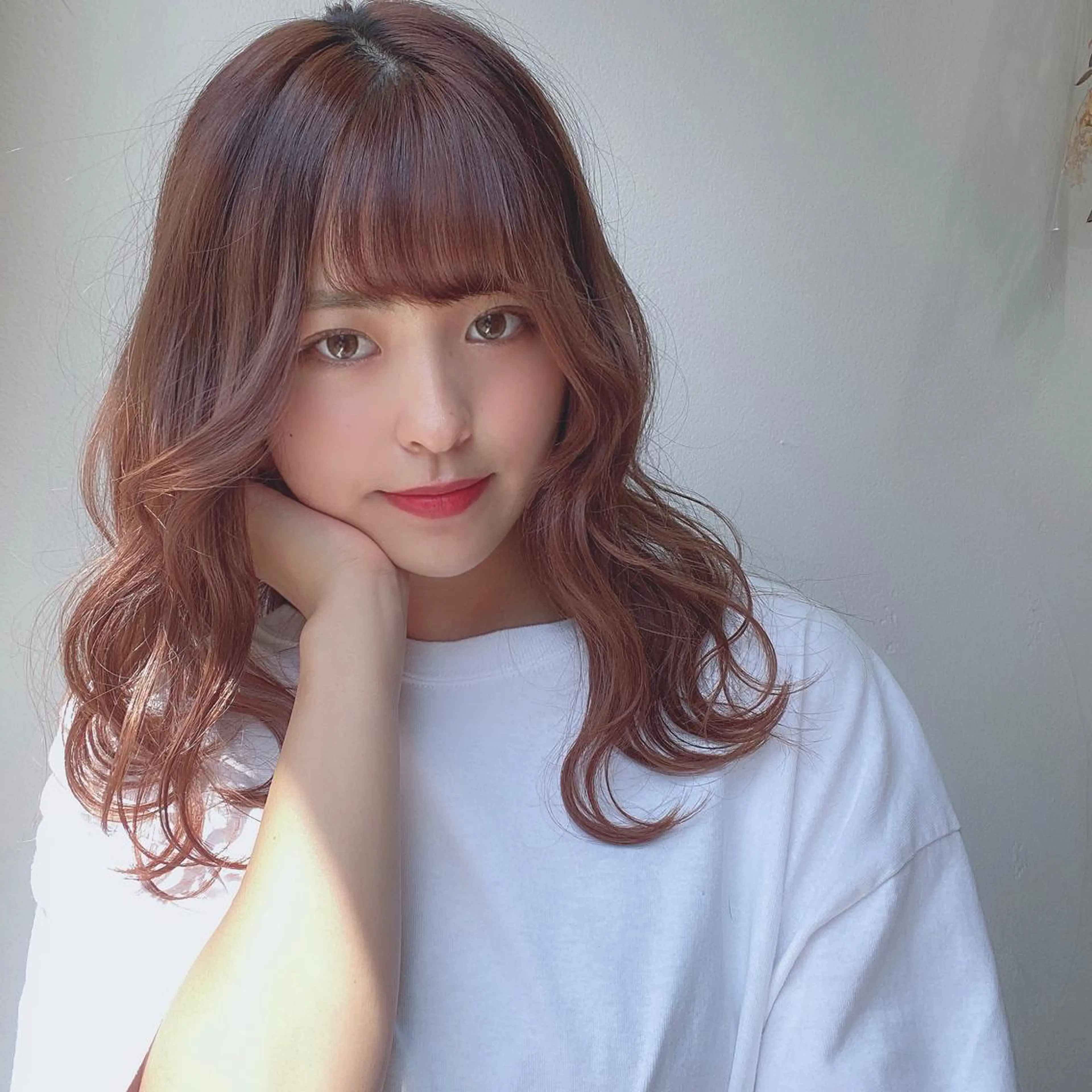 セミロング 韓国カットパーマ✂︎ Toshiのヘアスタイル