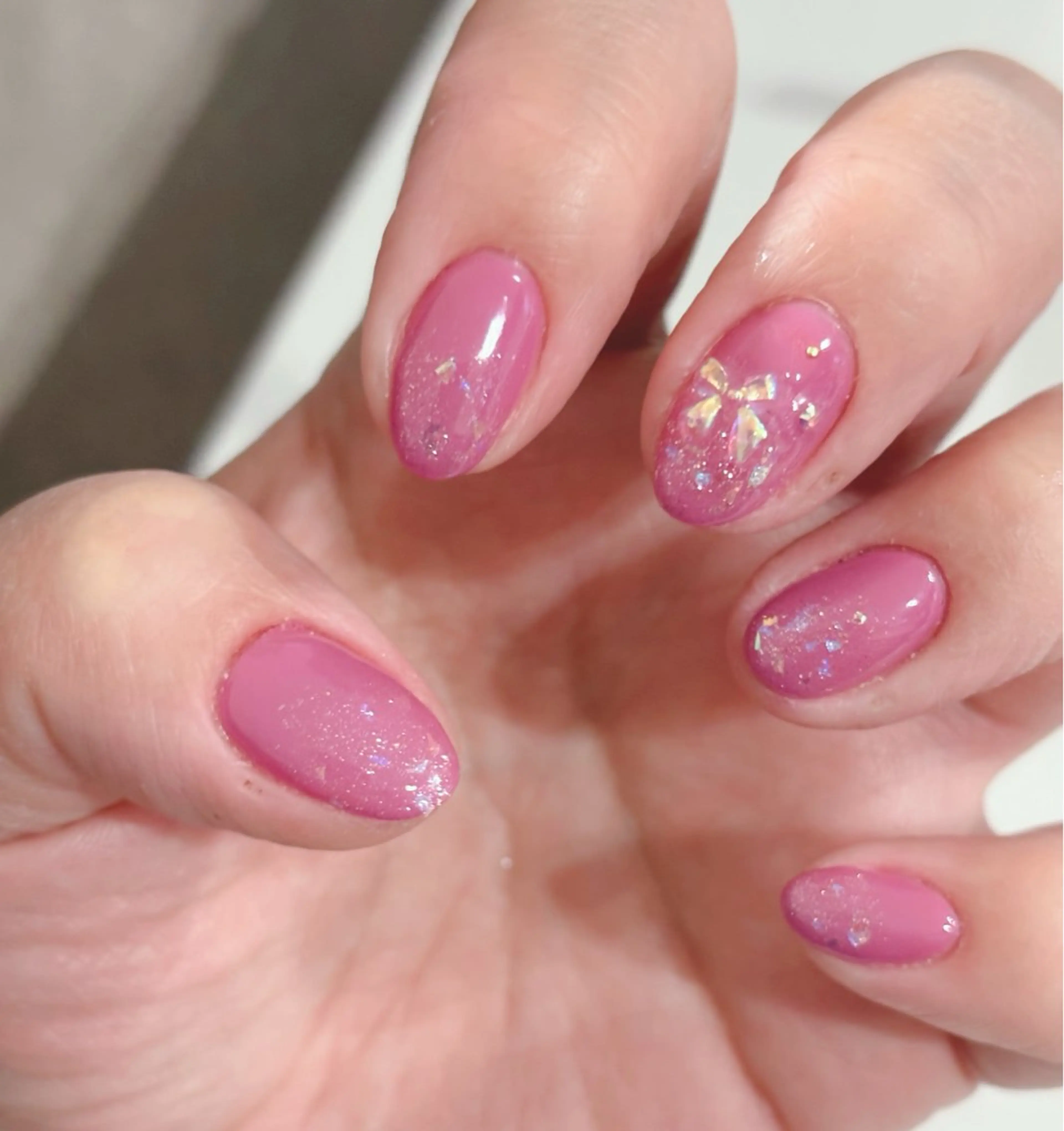 ネイル リボン ハンドネイル Shanti所属・Shanti🩵 NARITAのネイルデザイン