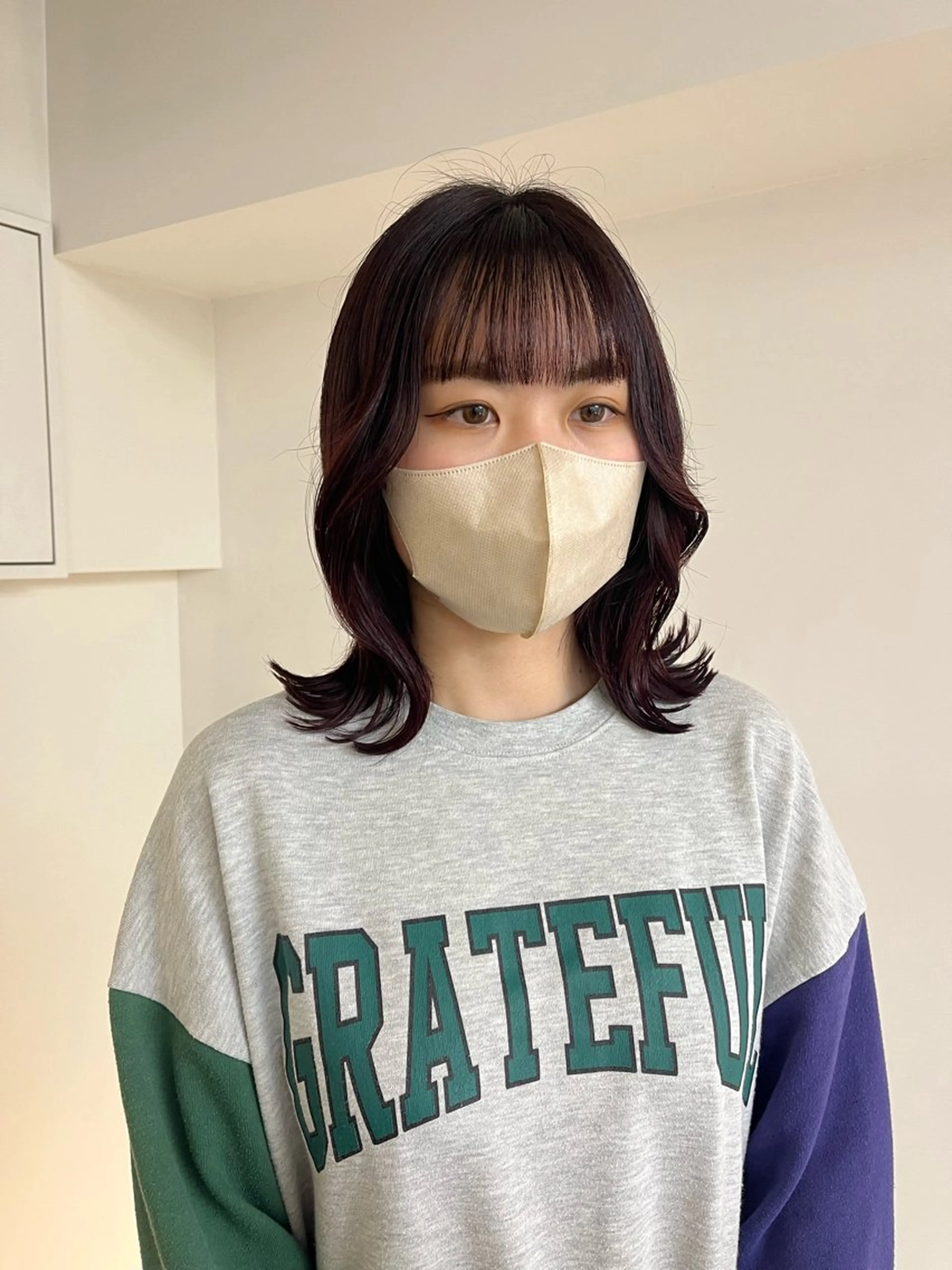 ミディアム ハルカ/ fit standのヘアスタイル