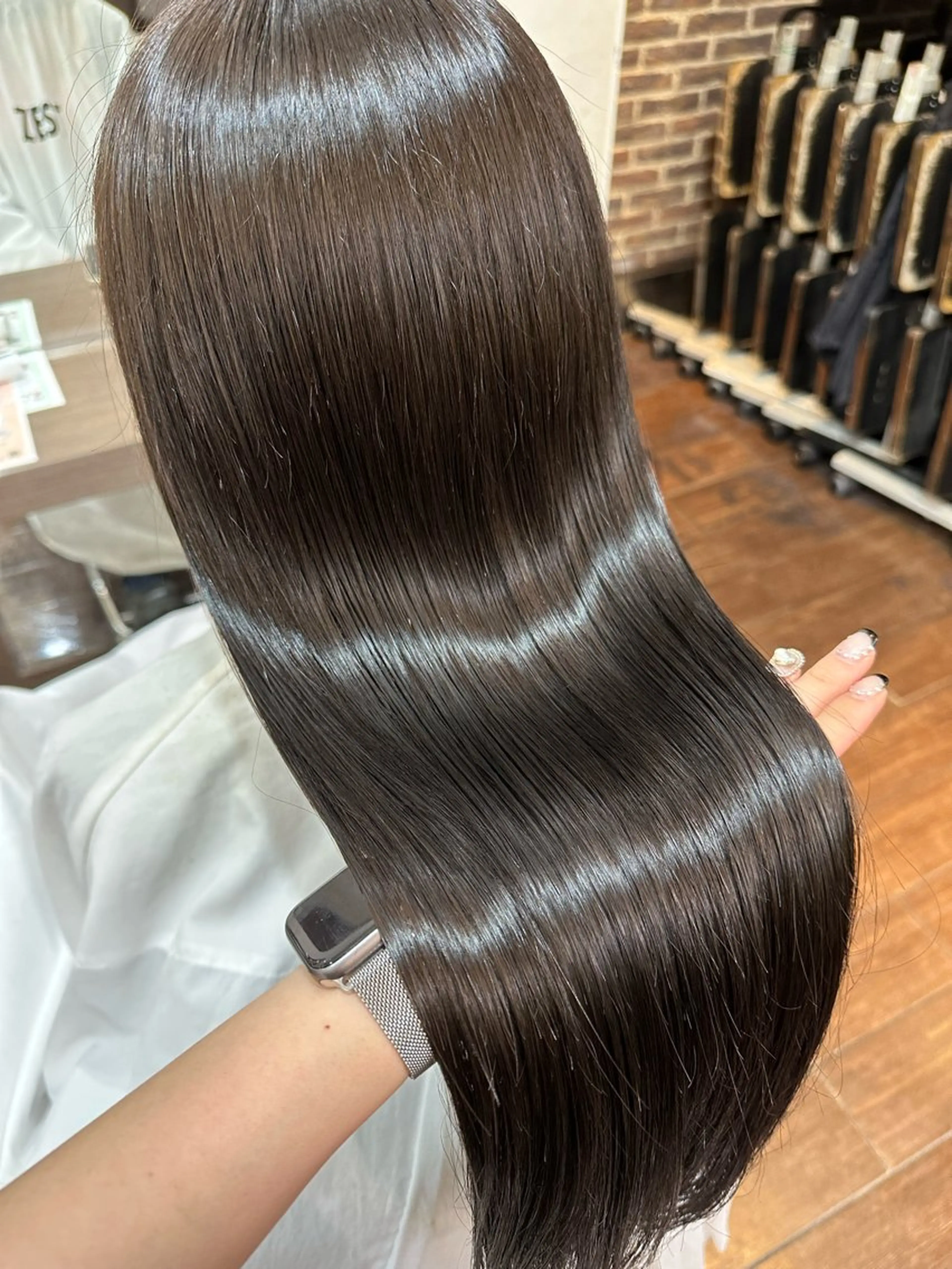 ロング 髪質改善 トリートメント Rei/ 縮毛矯正/ ハイライトカラー募集のヘアスタイル