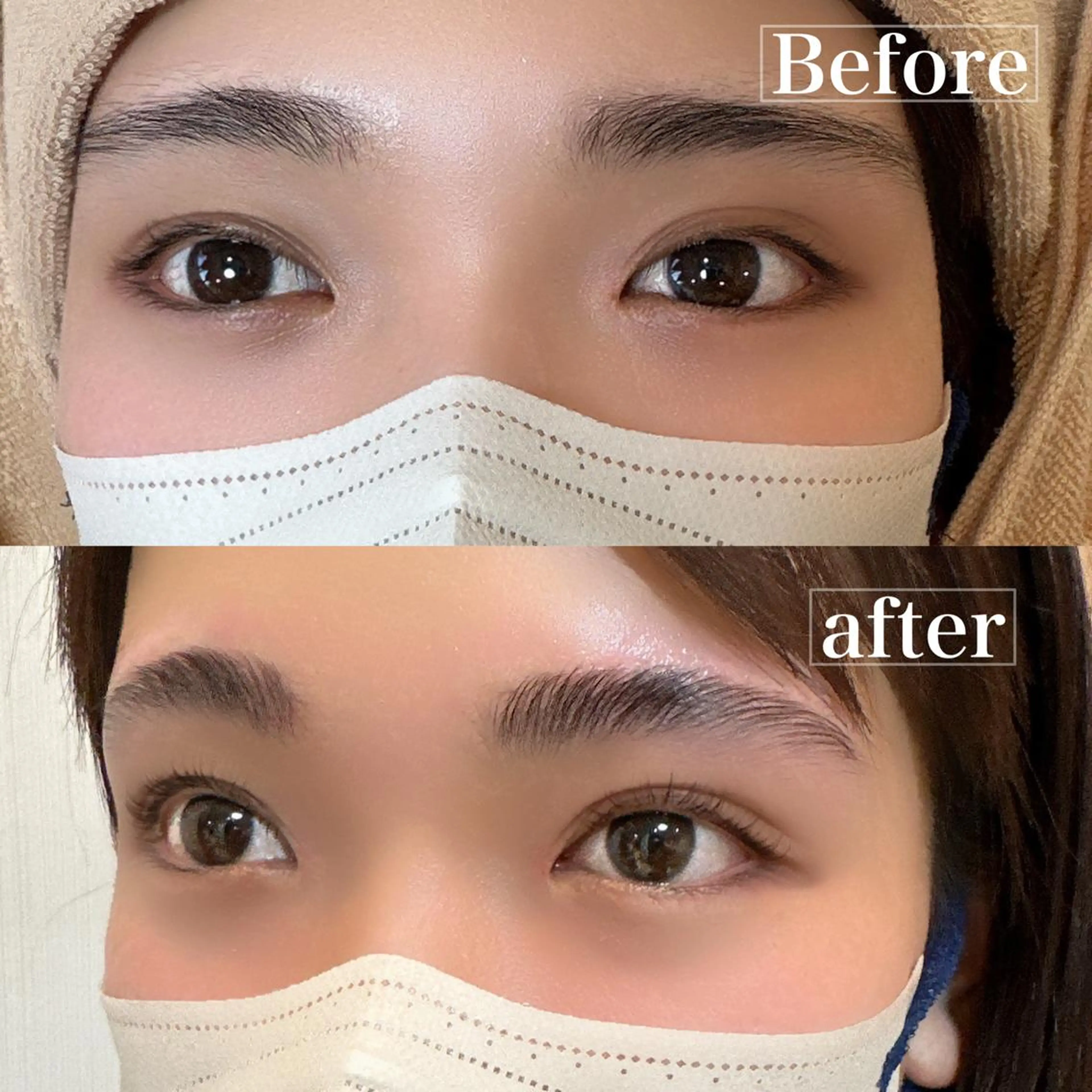 マツエク・マツパ アイブロウ ケラチンラッシュリフト ナチュラル 井林 悠のマツエク・マツパデザイン