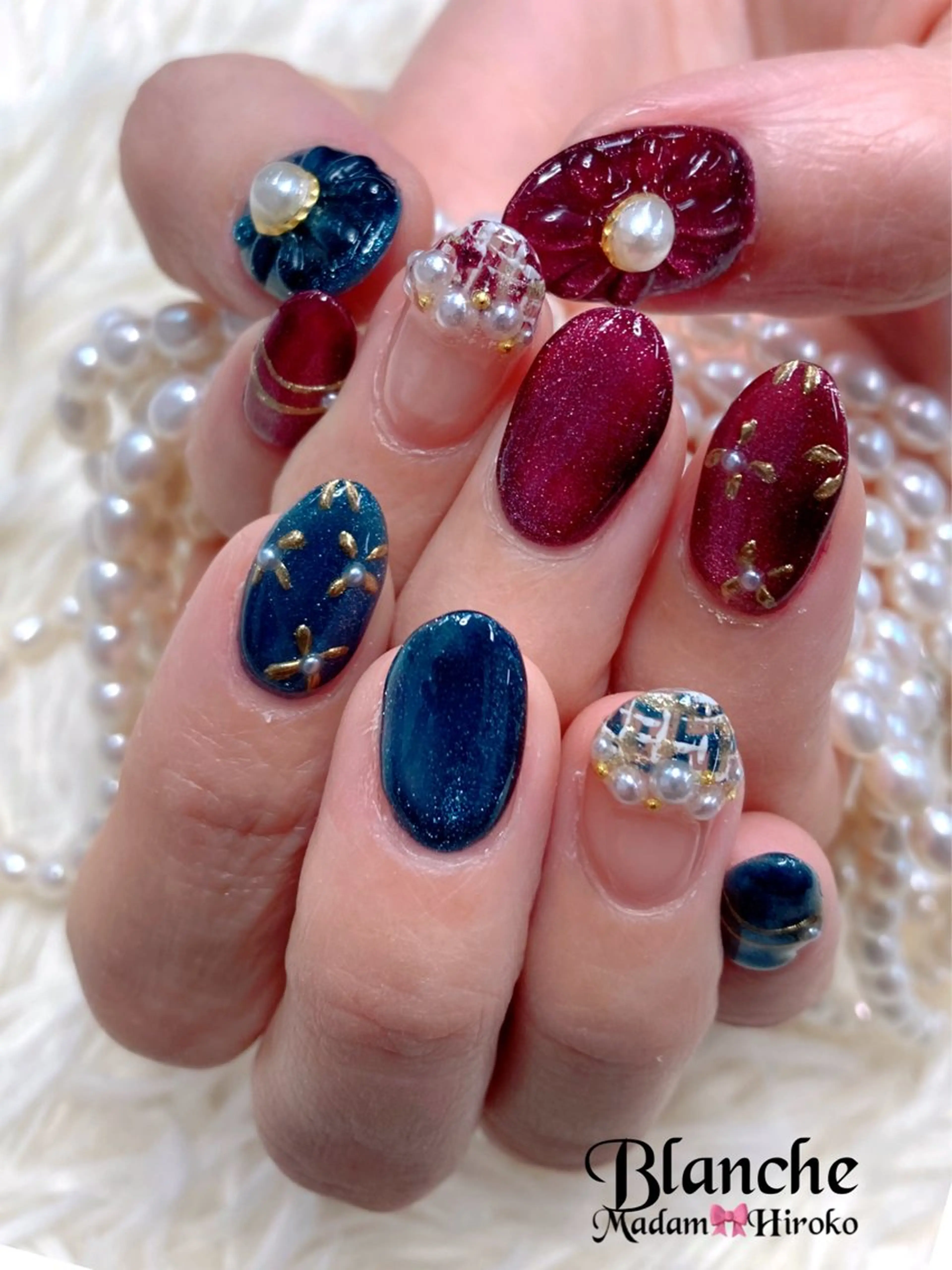 ネイル マグネットネイル Lianネイル 寛子Lianのネイルデザイン