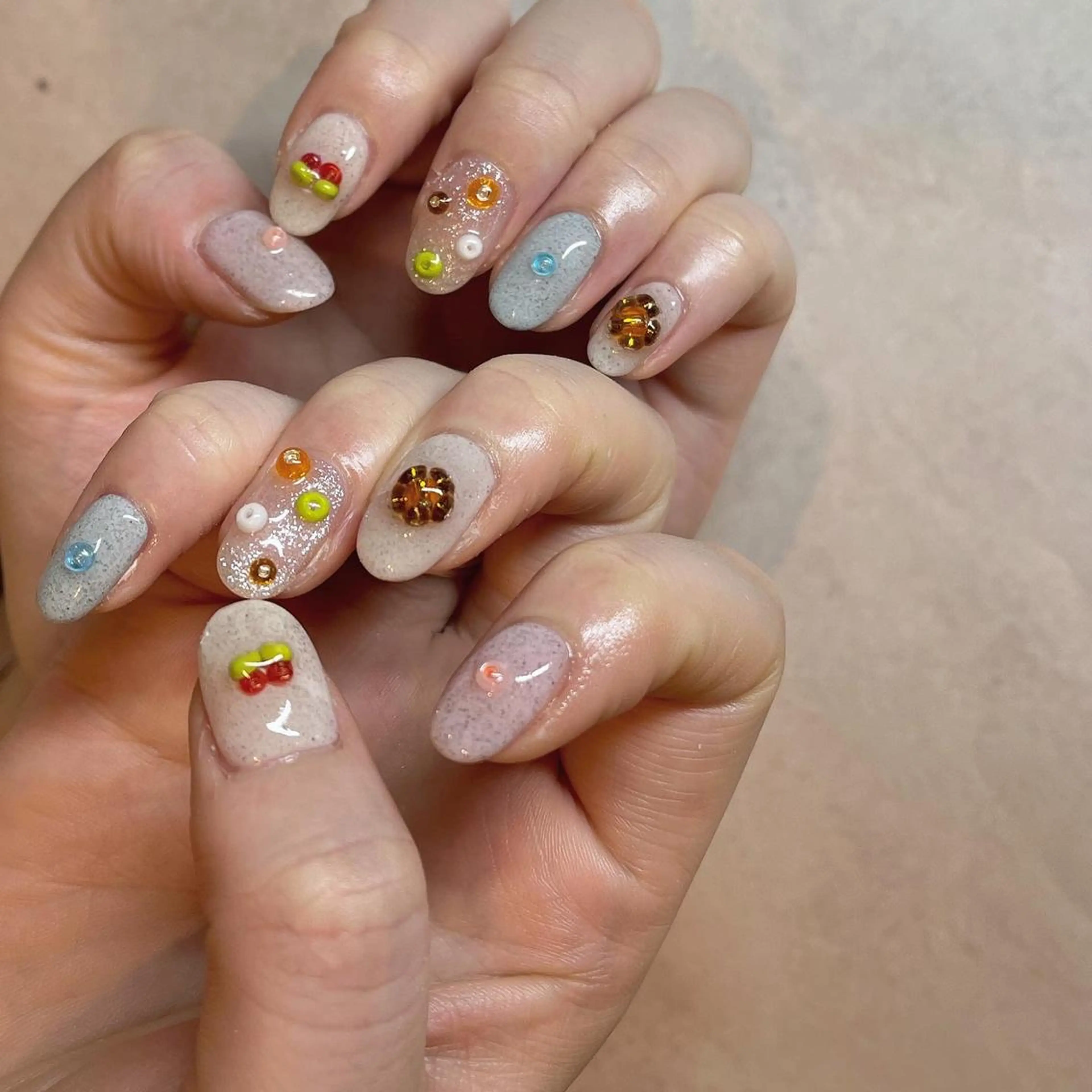 ネイル フリーランス¨̮⃝ ネイリストOKADAのネイルデザイン
