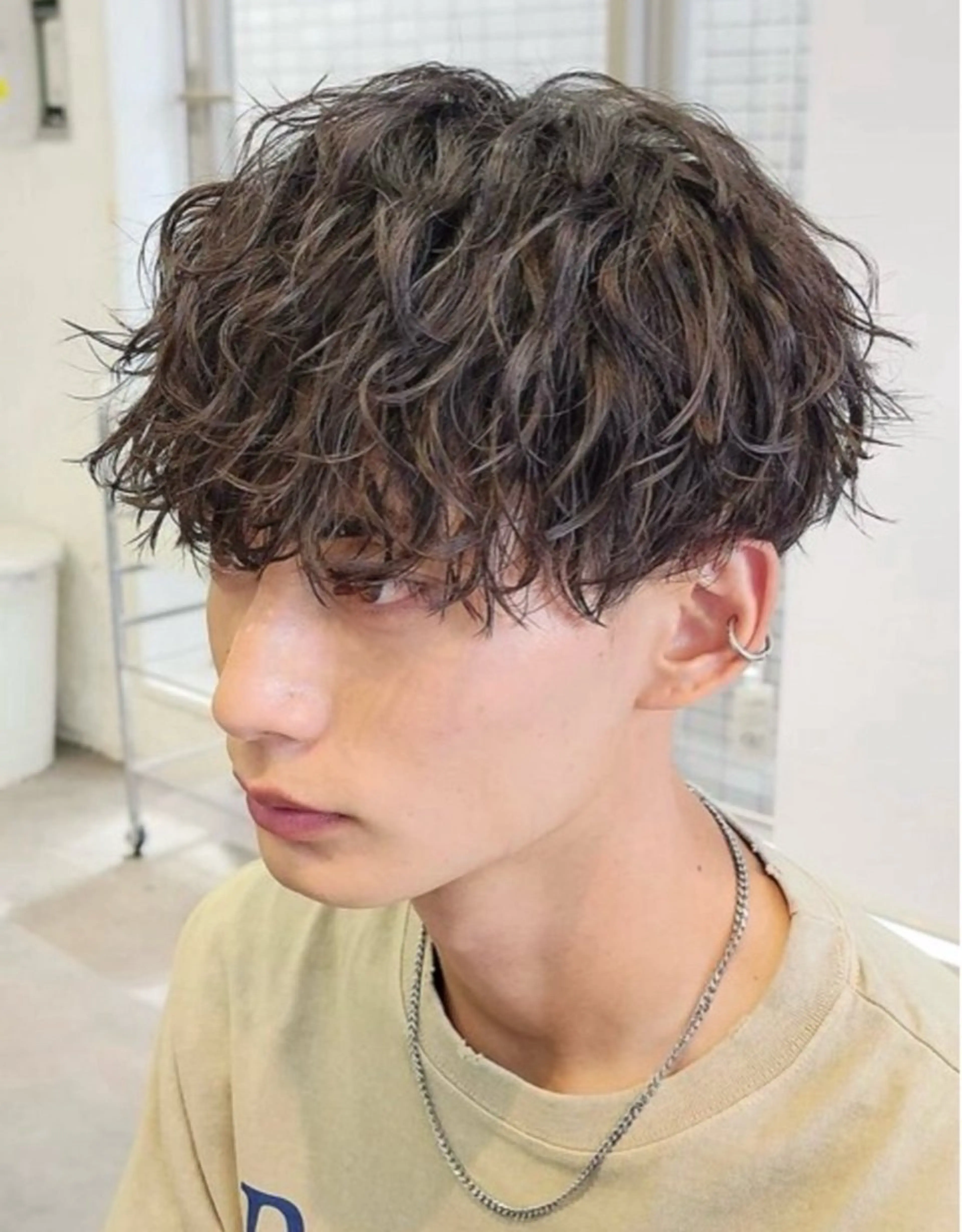 パーマ メンズ カット パーマ トリートメント 👑メンズパーマ屋 👑/栄/馬場斗生のヘアスタイル