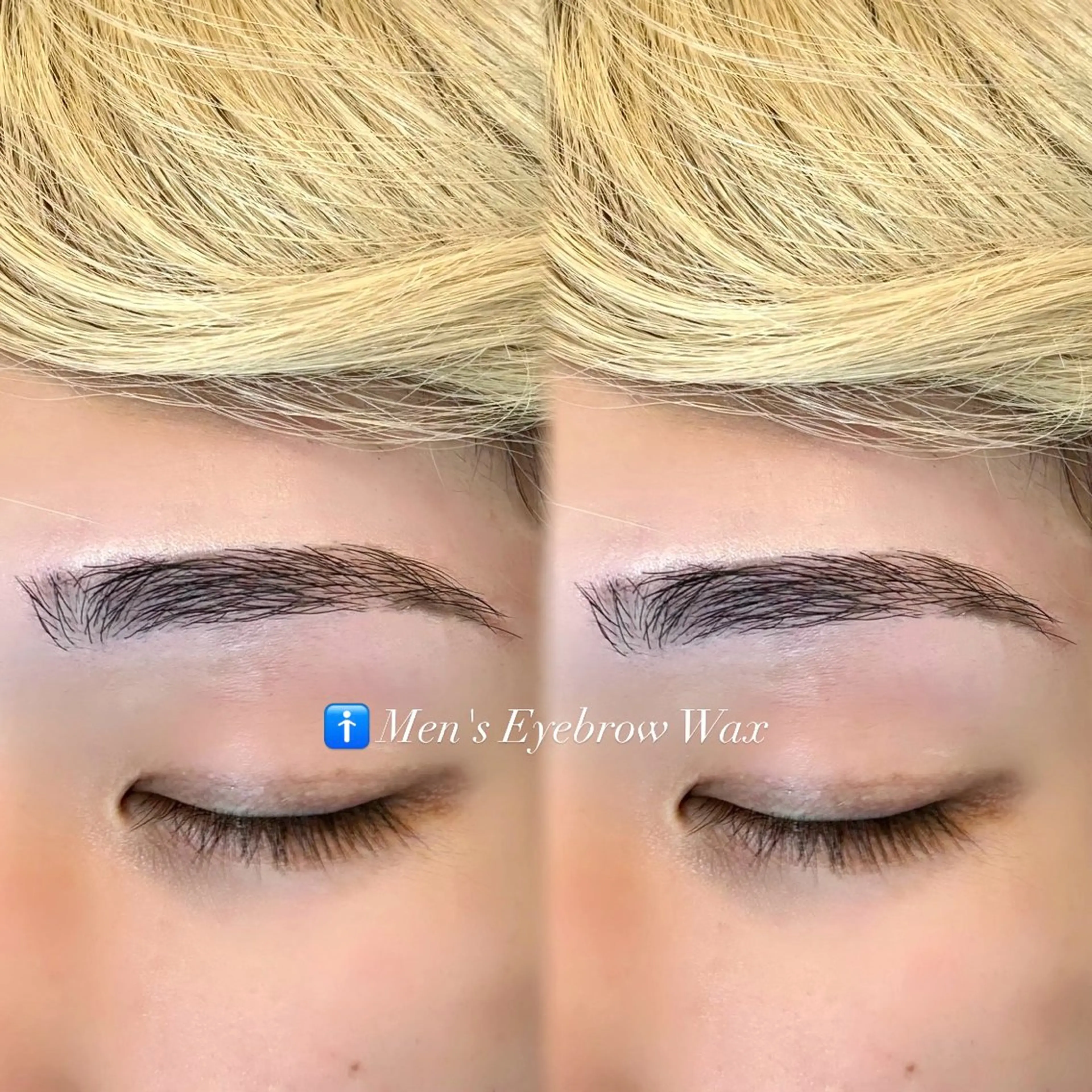 メンズ アイブロウ メンズアイブロウ 眉毛ワックス脱毛 ワックス脱毛 EYELA 小築🐈‍⬛🤍のマツエク・マツパデザイン