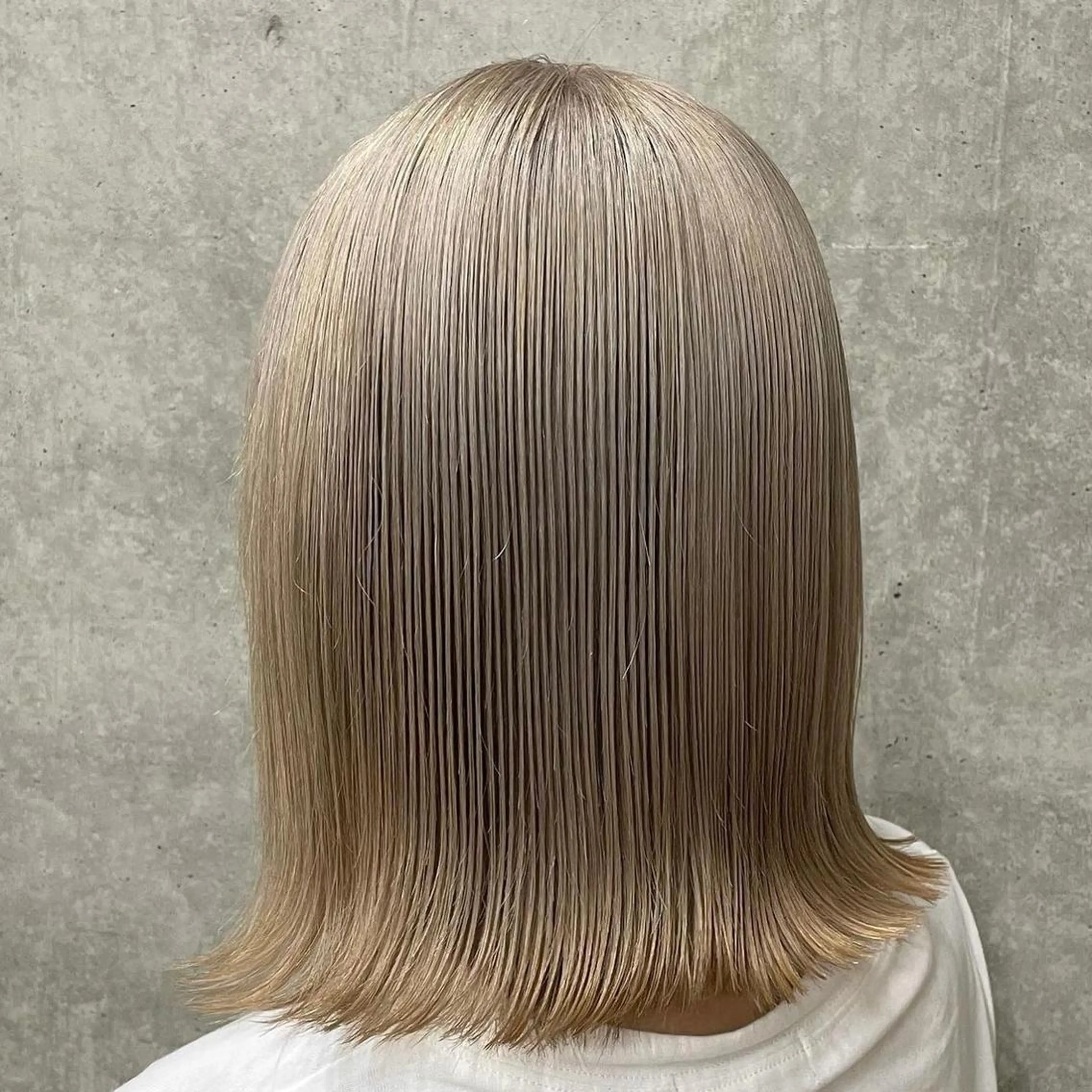 ミディアム カラー ヘアアレンジ 横山 千夏のヘアスタイル