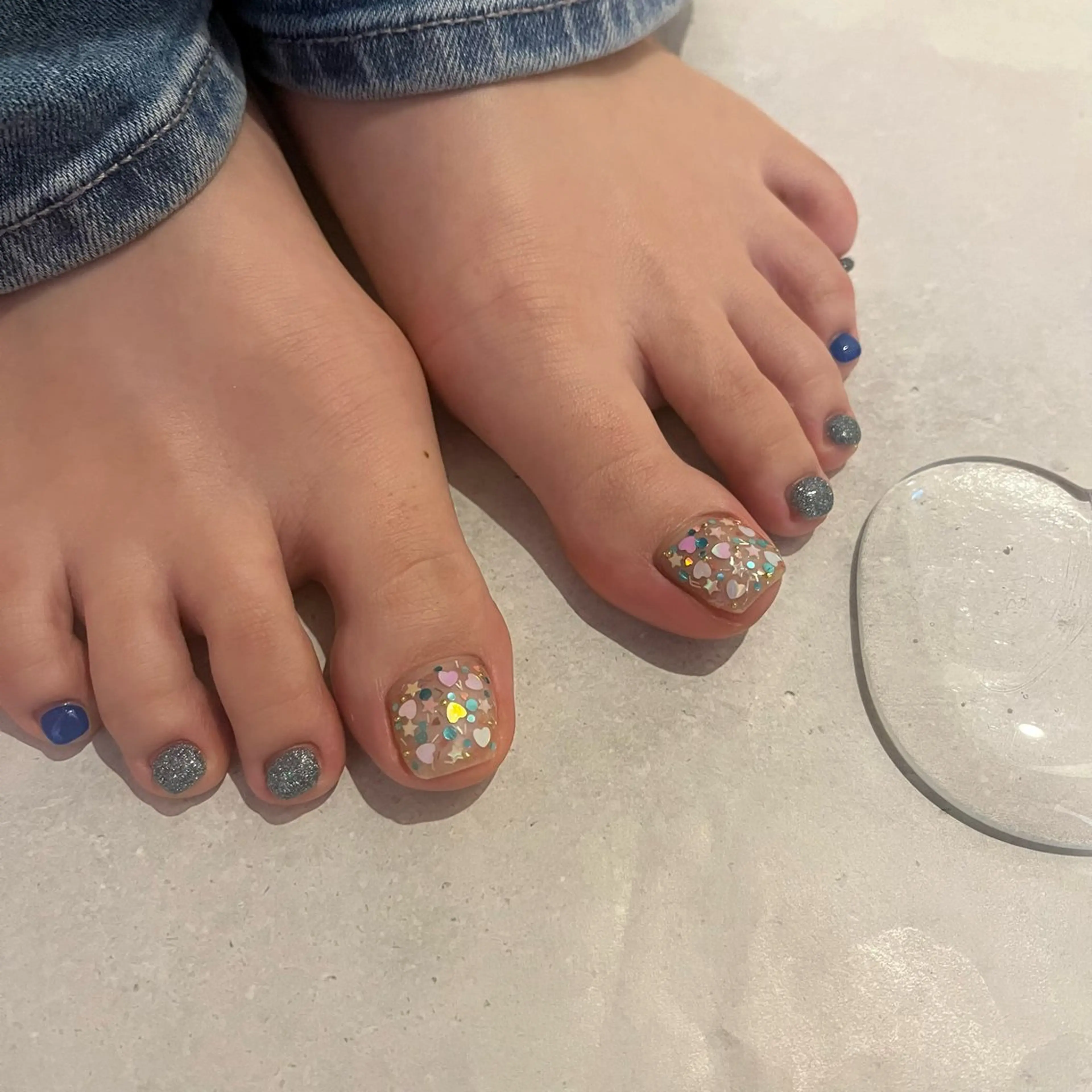 ネイル フットネイル K Aのネイルデザイン