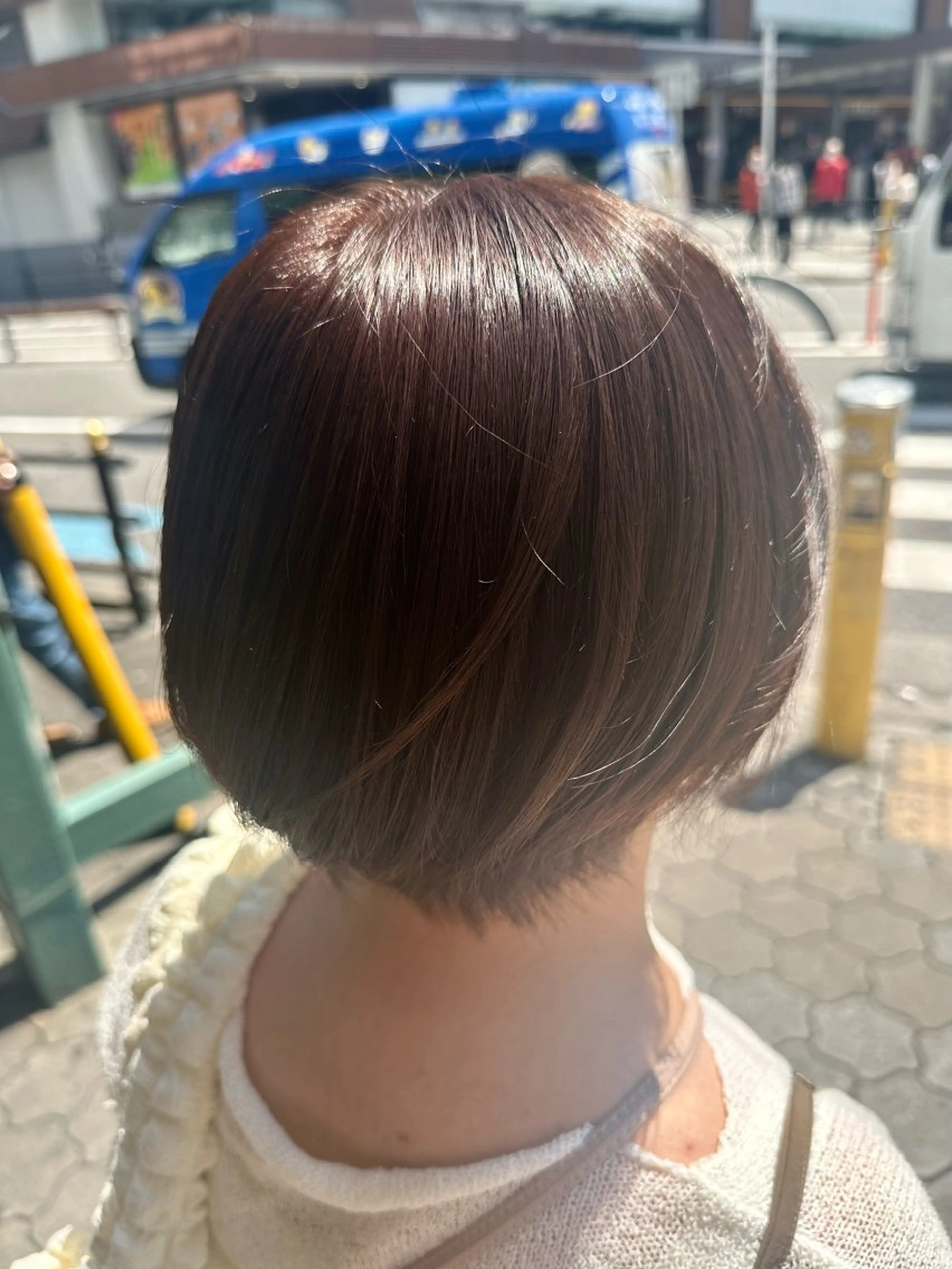 ショート ならざきつぐみ /天王寺/ハイトーンのヘアスタイル